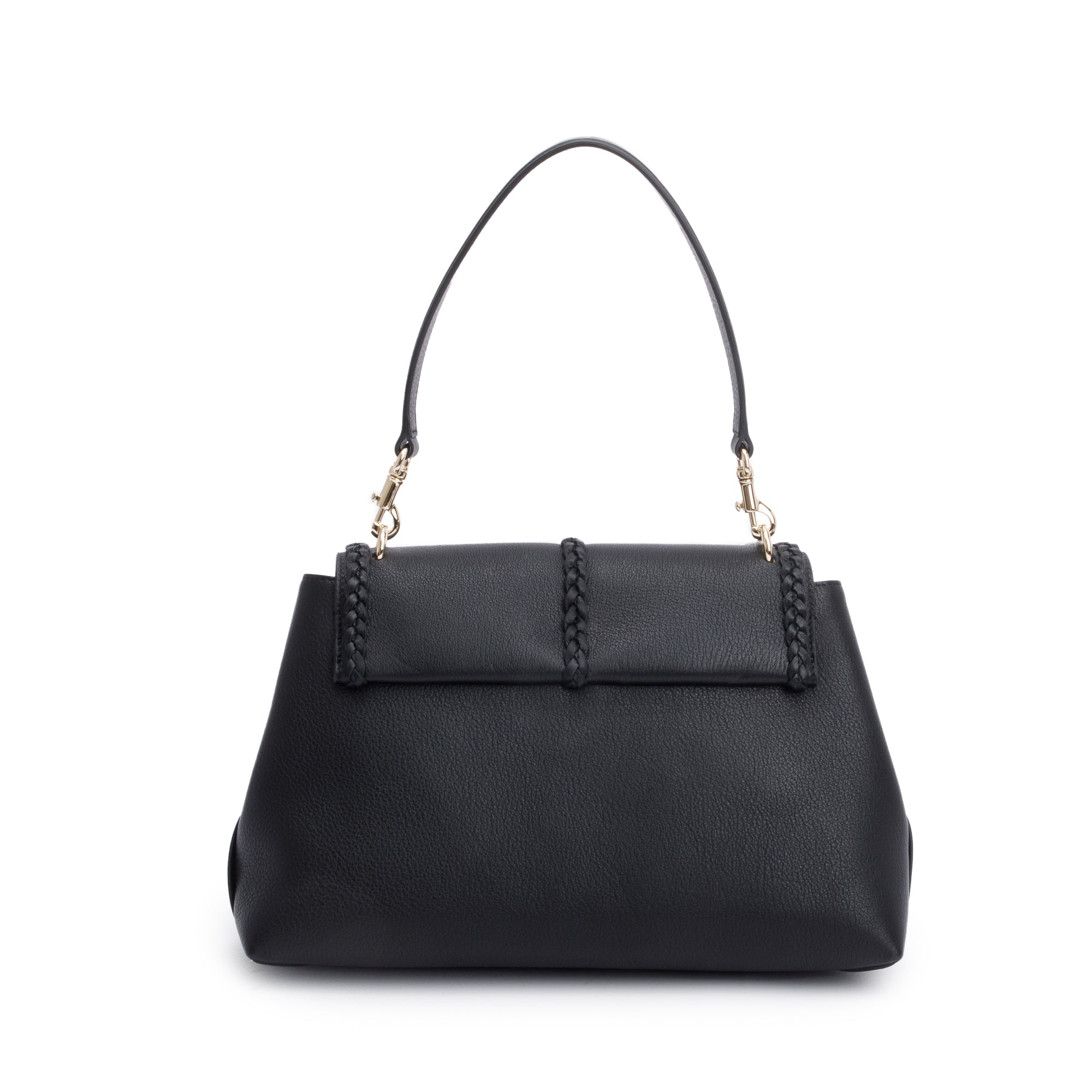 Chloe Black Grained Leather Medium Penelope Soft Shoulder Bag