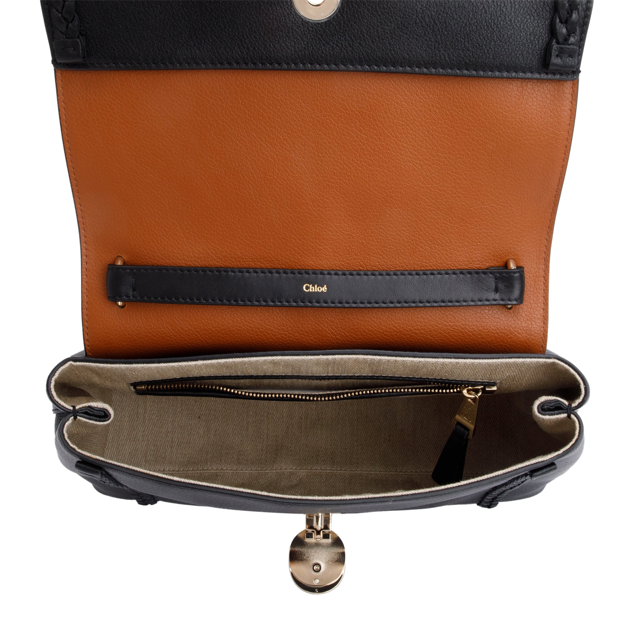 Chloe Black Grained Leather Medium Penelope Soft Shoulder Bag