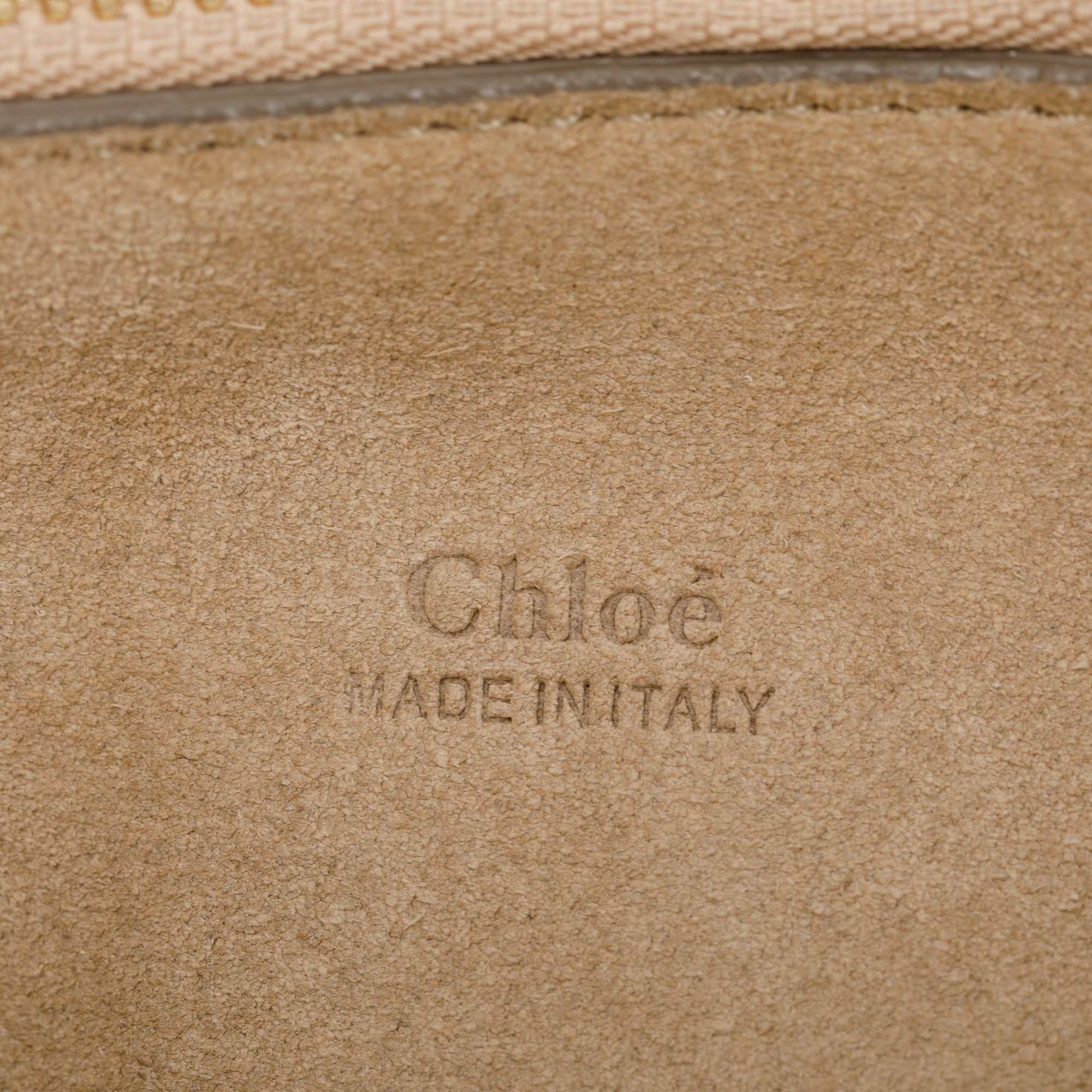 Chloe Blue Suede & Calfskin Leather Medium Faye Shoulder Bag