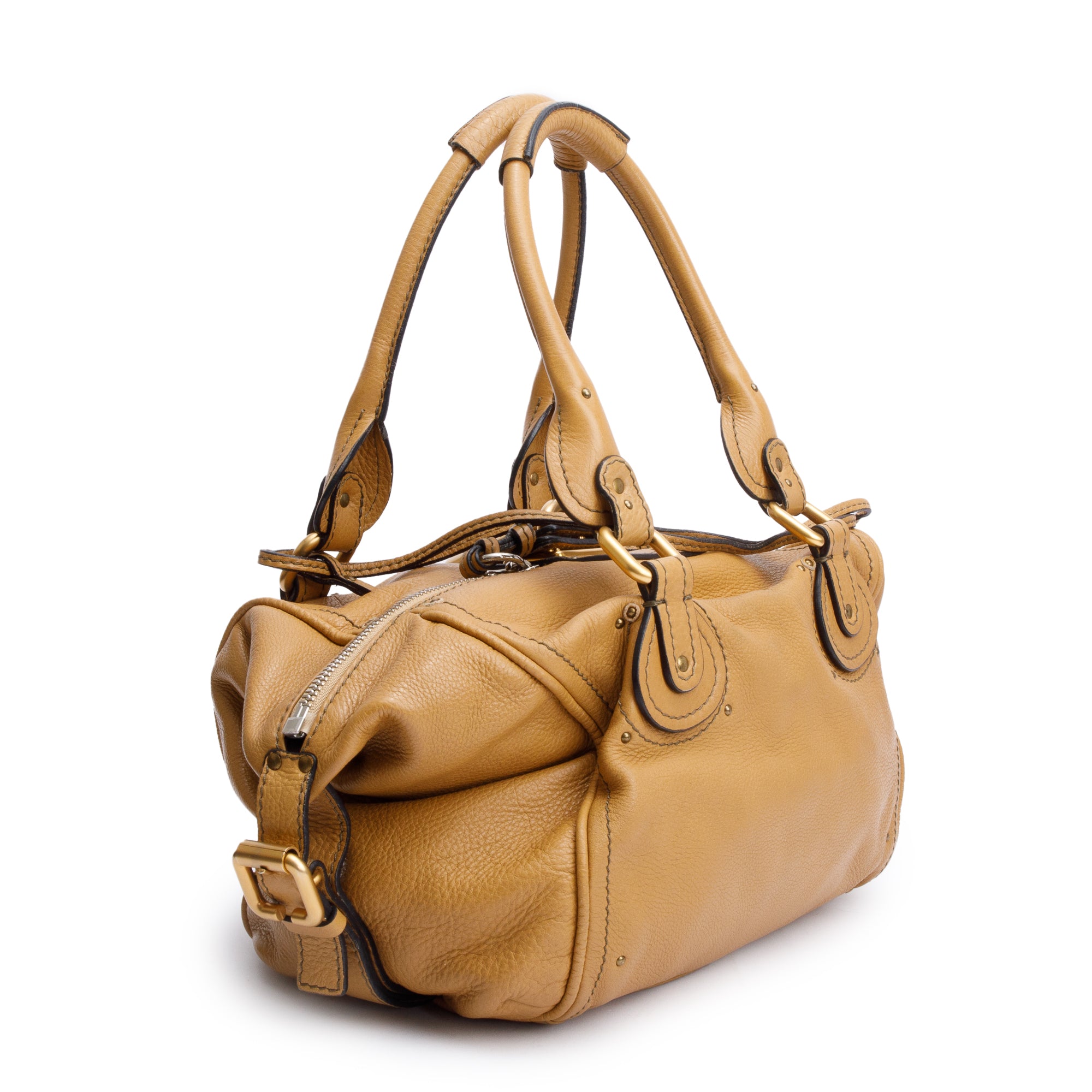 Chloe Brown Calfskin Leather Paddington Bag