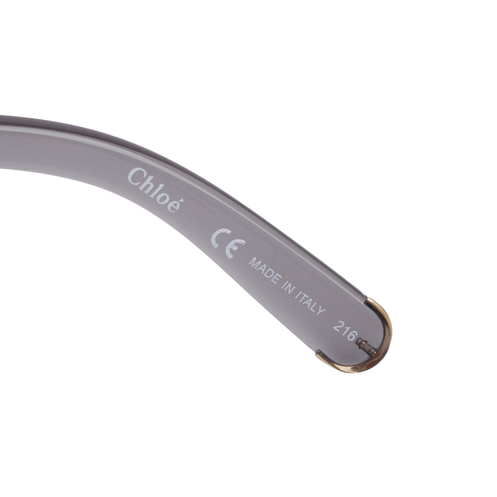 Chloe CE665S Grey Acetate Dafne Oversized Sunglasses w/ Case