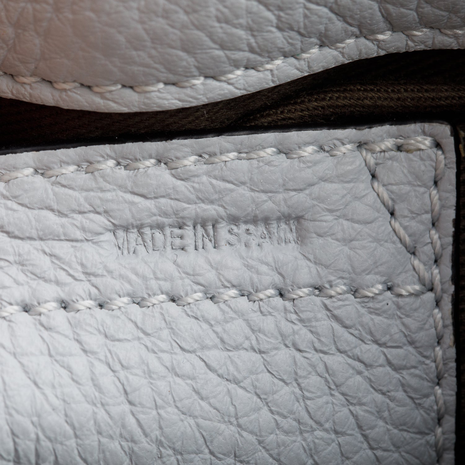 Chloe Grey Calfskin Leather Small Marcie Crossbody Bag