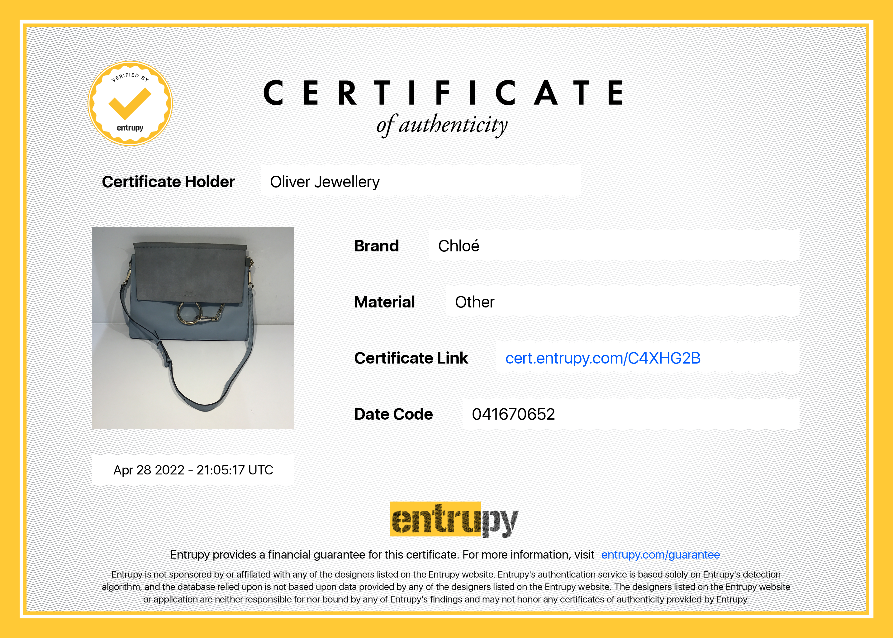 Chloe Medium Faye Bag