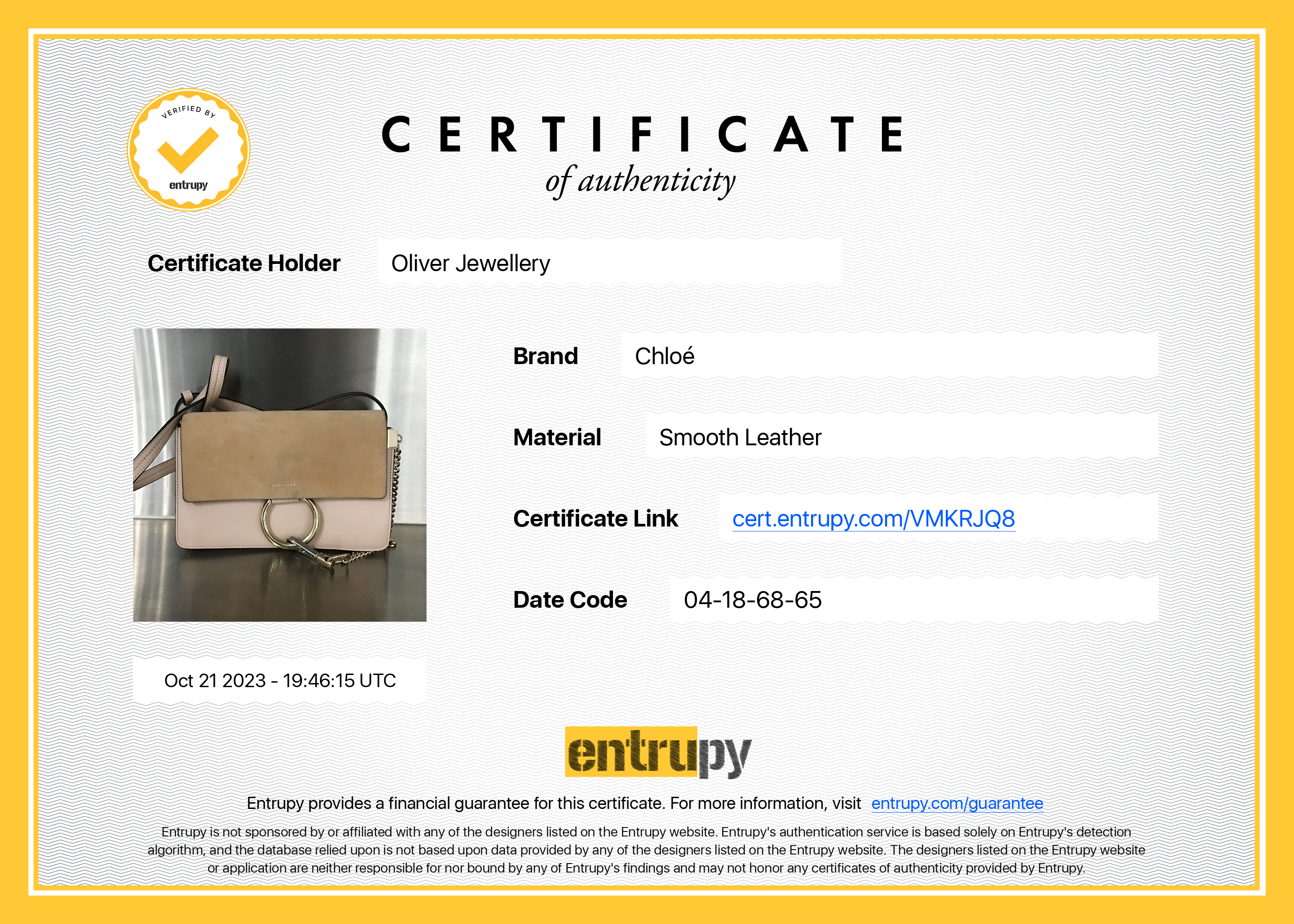 Chloe Neutral Suede & Calfskin Leather Small Faye Crossbody Bag