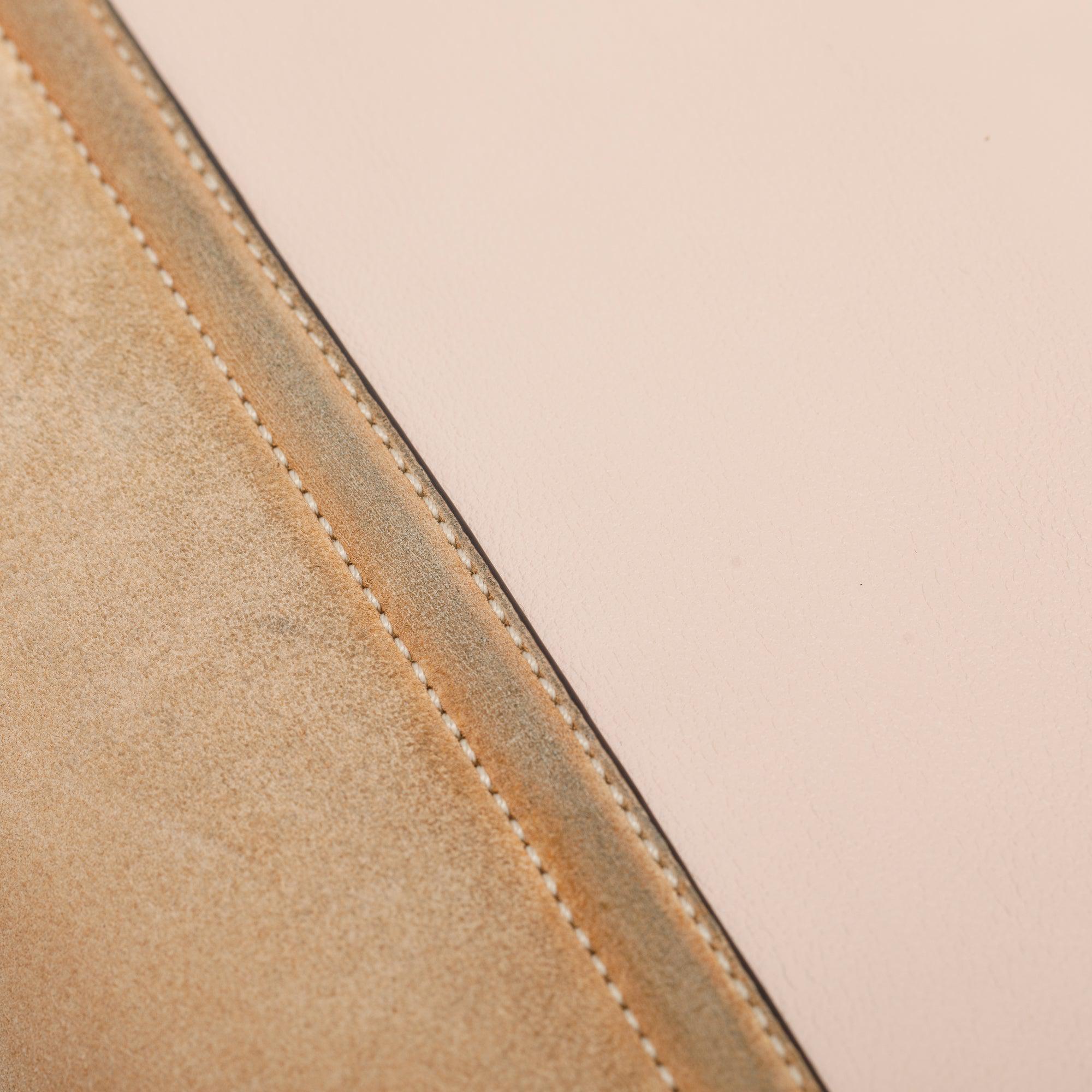 Chloe Neutral Suede & Calfskin Leather Small Faye Crossbody Bag