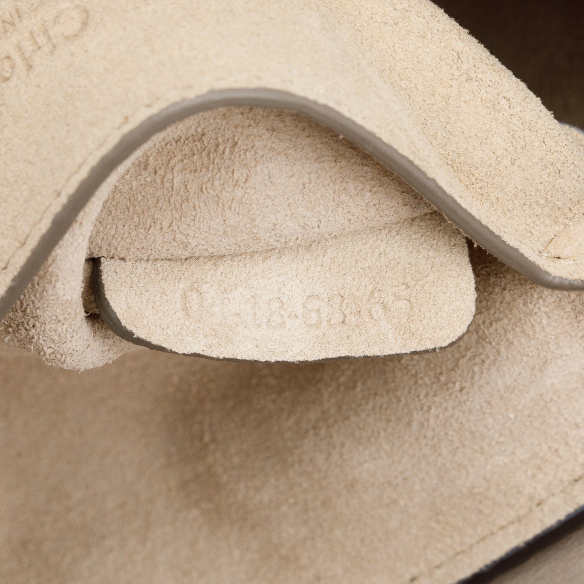 Chloe Taupe Suede & Calfskin Leather Small Faye Shoulder Bag