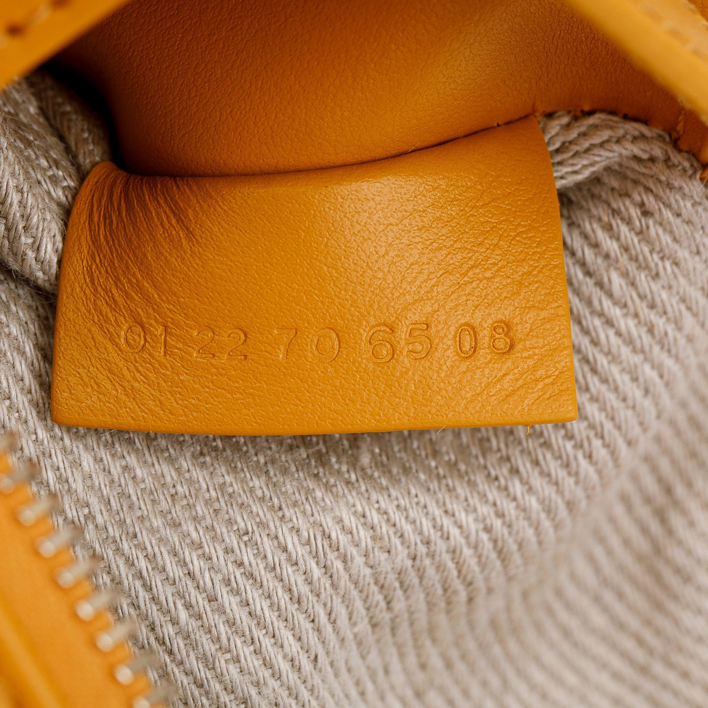 Chloe Yellow Calfskin Leather Mini Judy Crossbody Bag w/ Authenticity Card