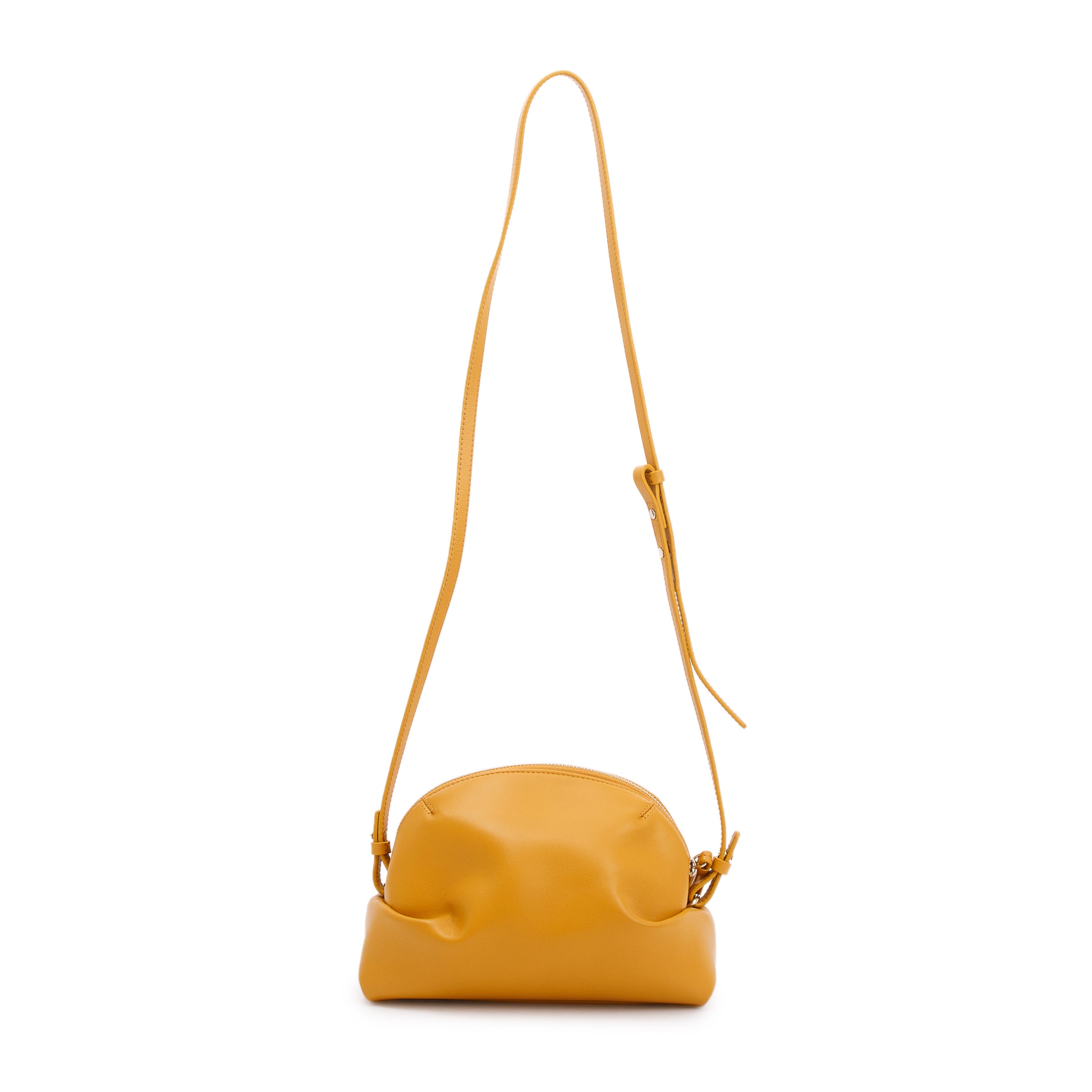 Chloe Yellow Calfskin Leather Mini Judy Crossbody Bag w/ Authenticity Card