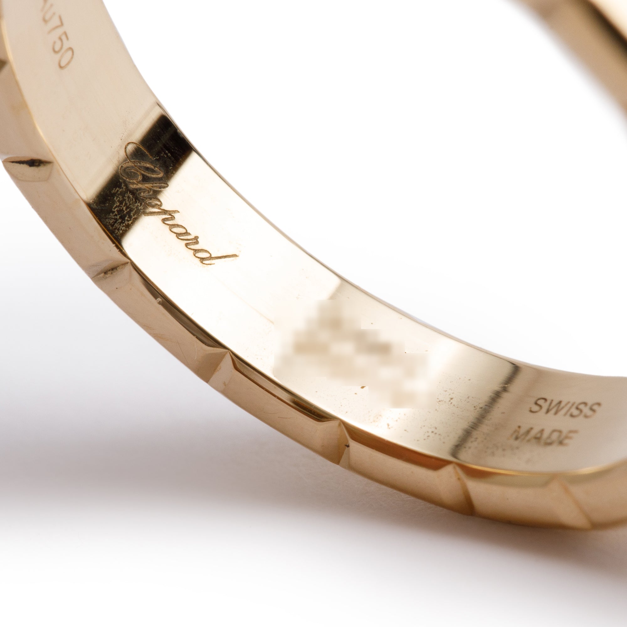 Chopard 18k Rose Gold Ice Cube Band Ring, Size 8.75