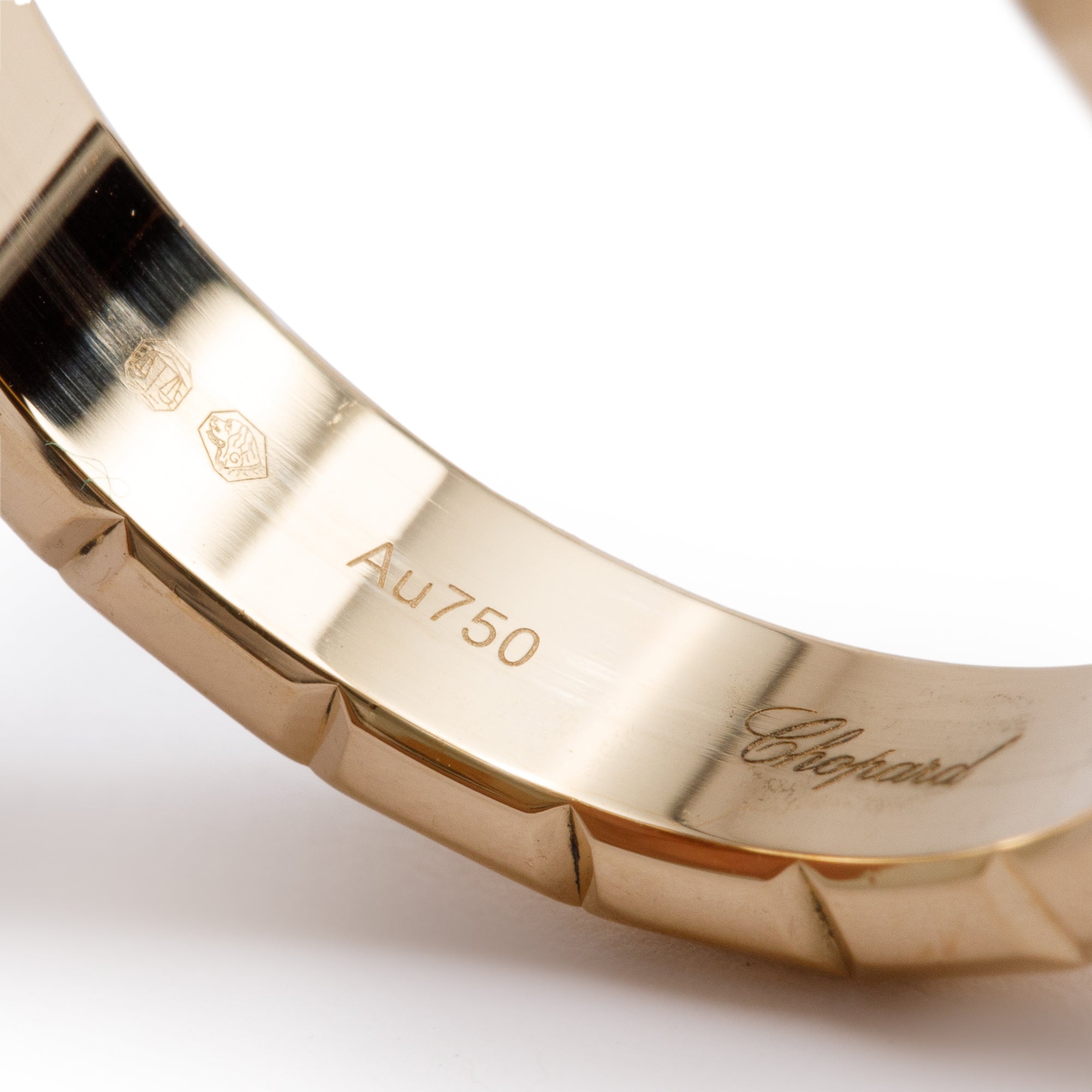 Chopard 18k Rose Gold Ice Cube Band Ring, Size 8.75