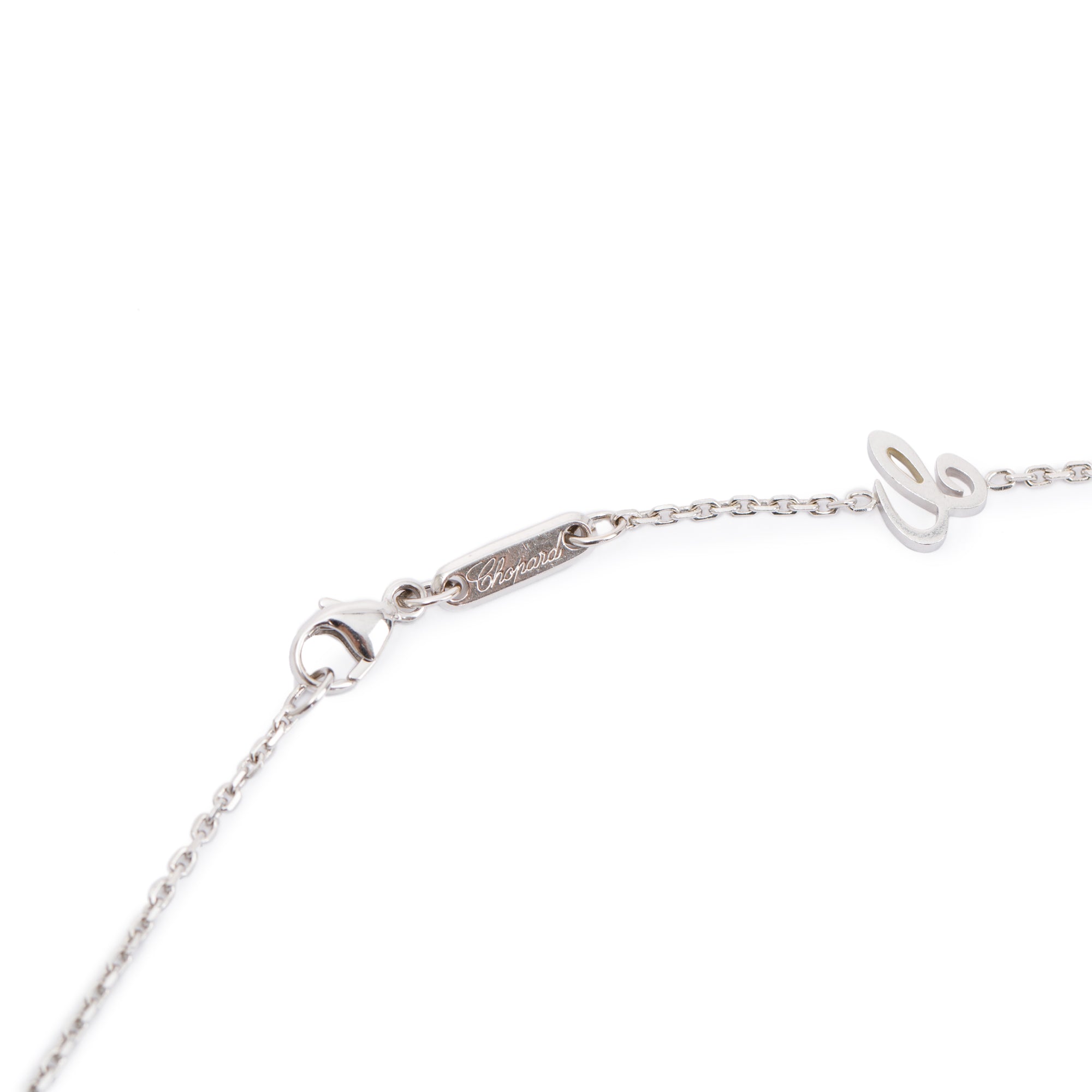 Chopard 18k White Gold Amethyst Imperiale Pendant Necklace