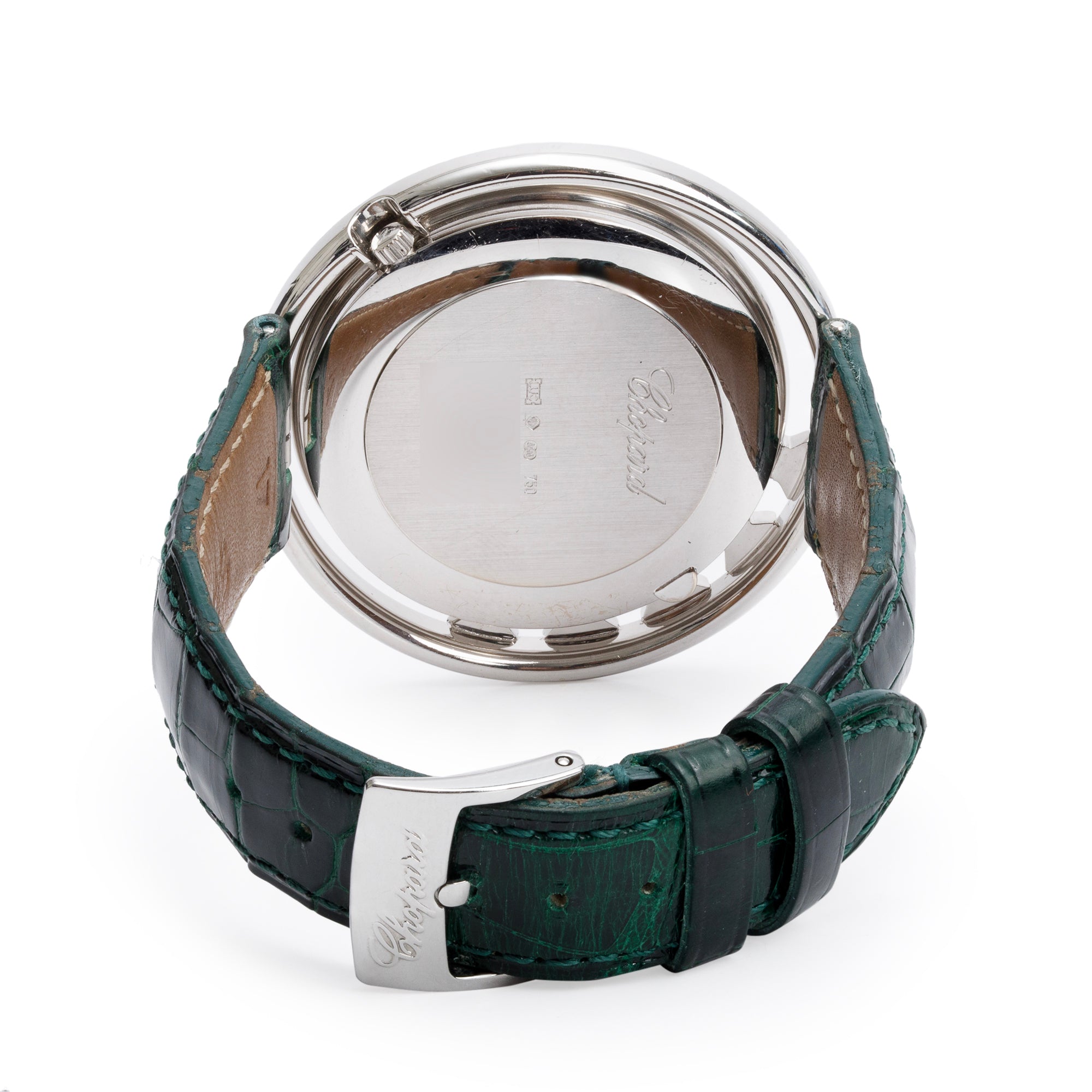 Chopard 18k White Gold Diamond Classic 43 MM Quartz Watch