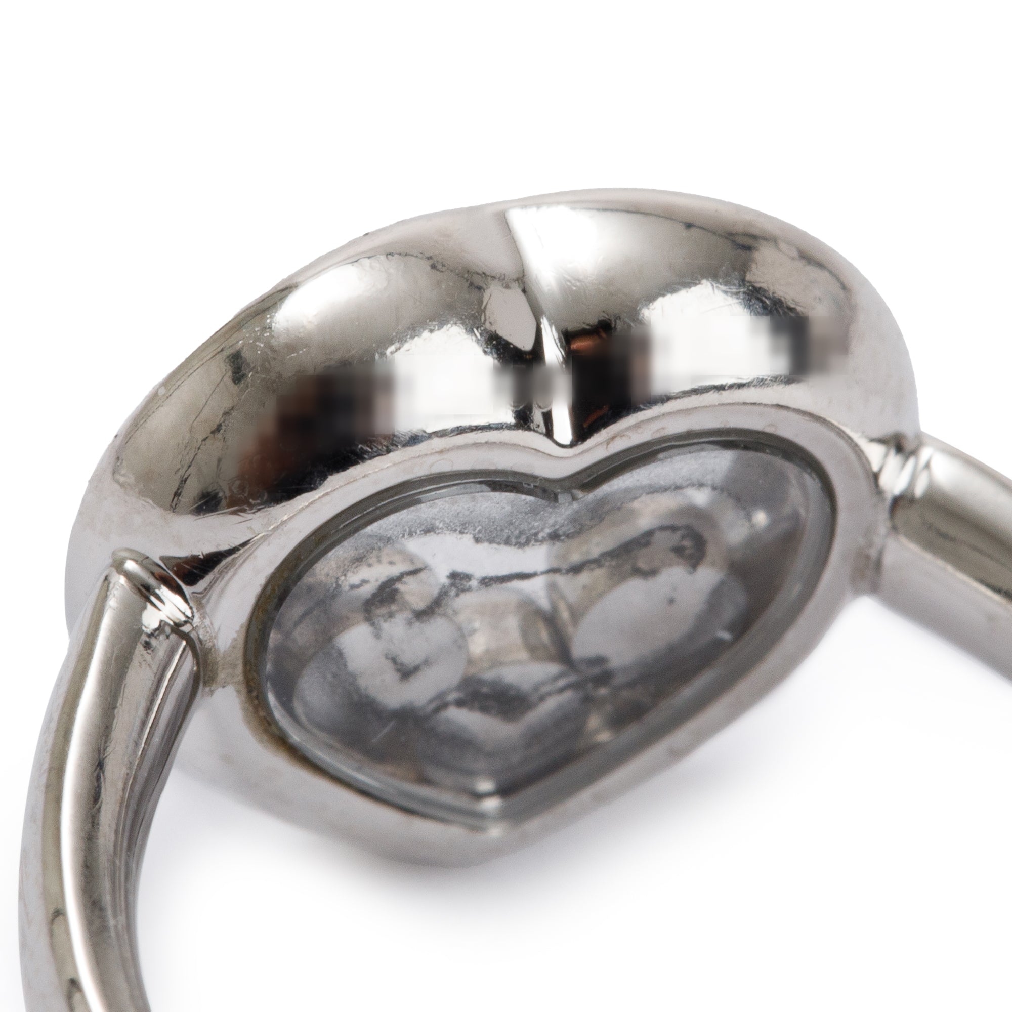 Chopard 18k White Gold Happy Diamonds Icons Heart Ring, Size 4.5