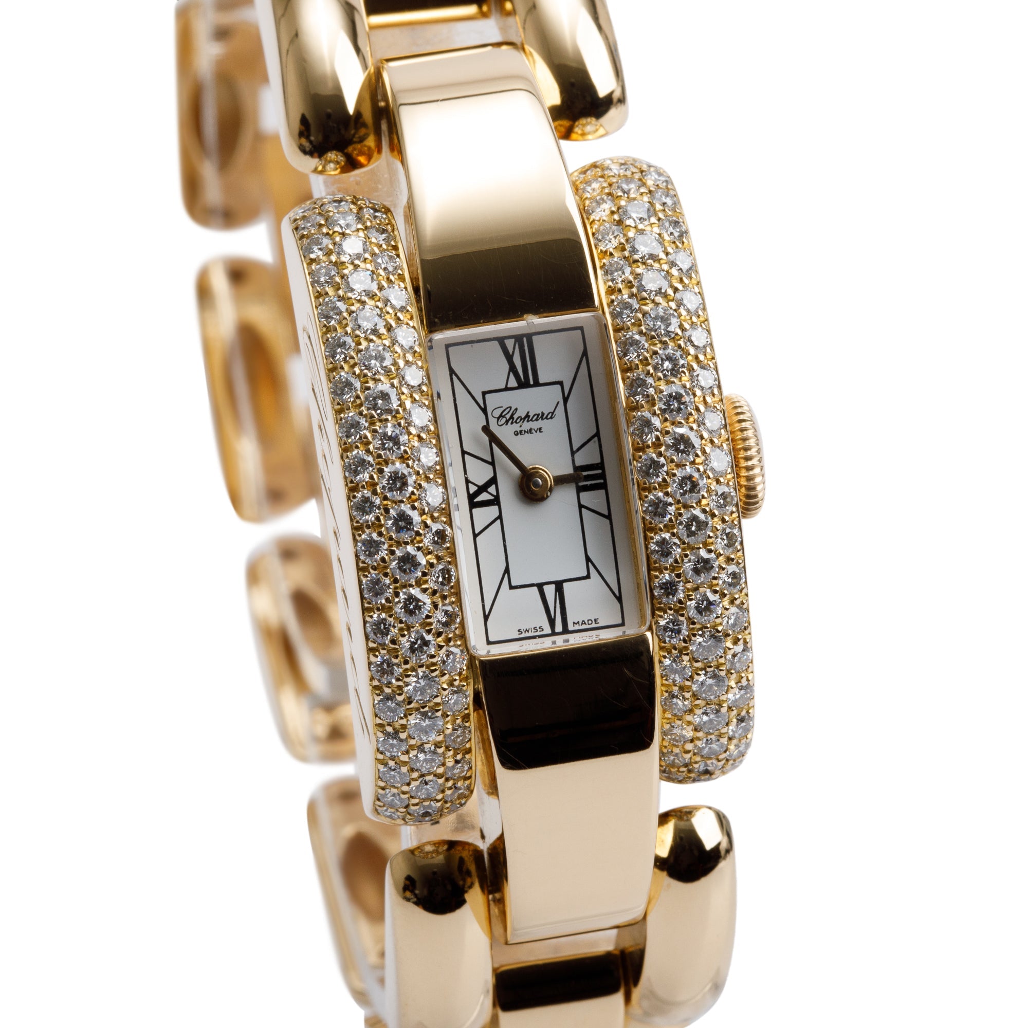 Chopard 18k Yellow Gold Diamond La Strada Watch