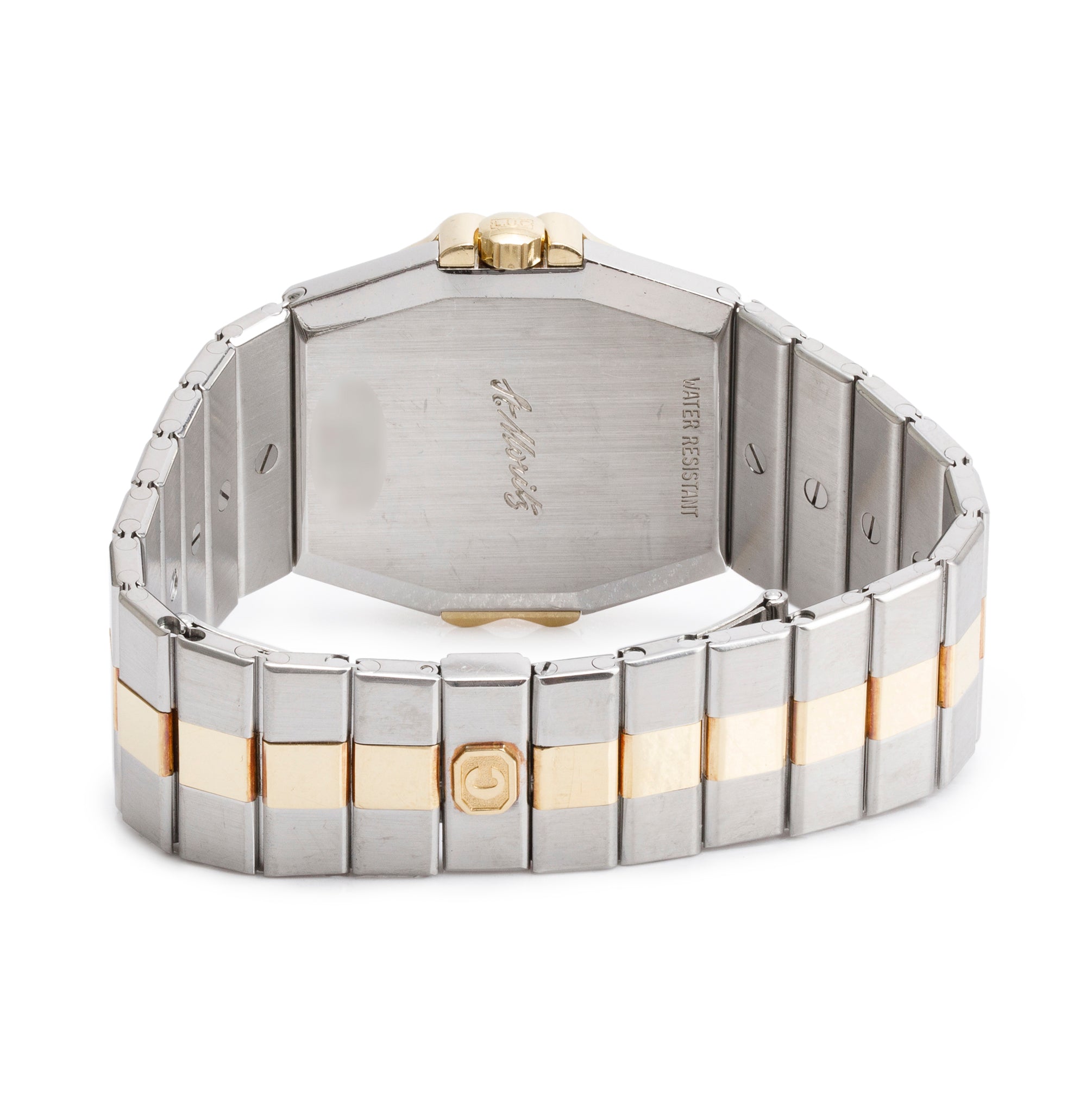 Chopard Stainless Steel & 18k Yellow Gold St.Moritz 32 MM Diamond Dial Watch