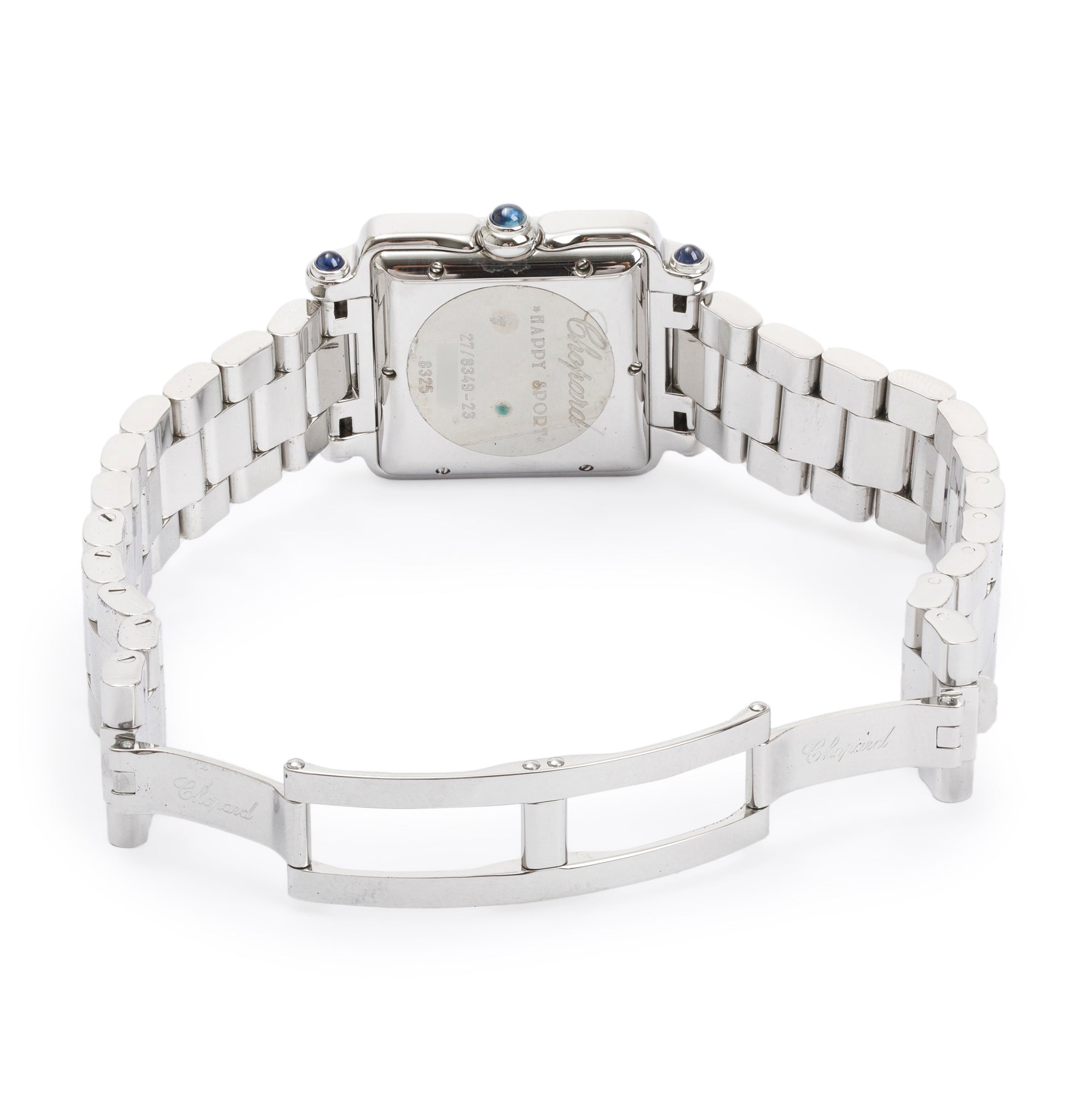 Chopard Stainless Steel Happy Sport Diamond Watch w/ Box & Papers