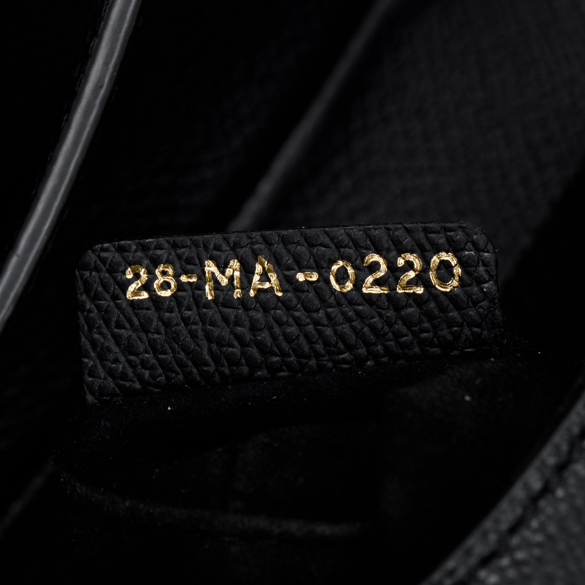 Christian Dior 2020 Black Calfskin Leather Mini Saddle Bag w/ Strap & Box