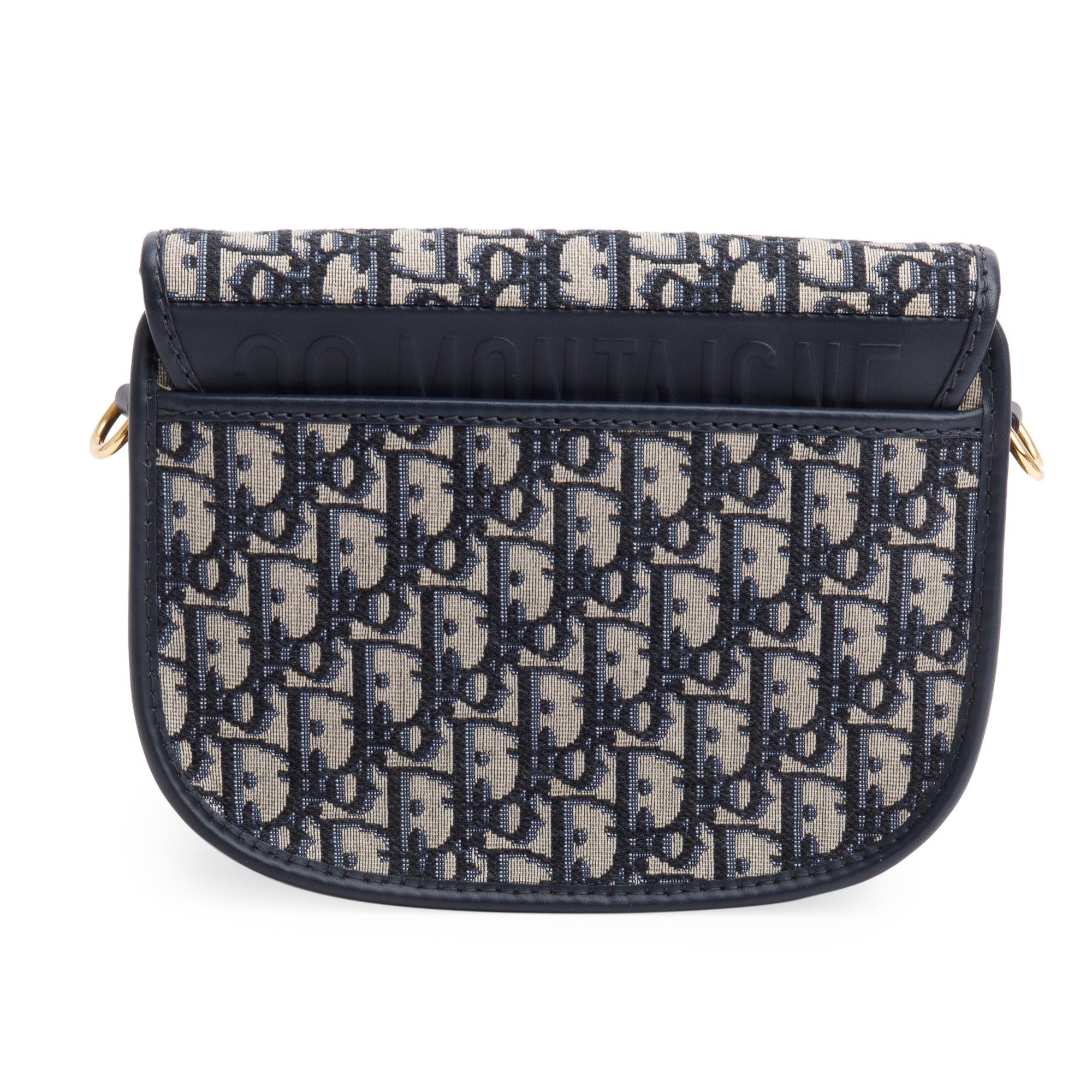 Christian Dior 2020 Blue Oblique Jacquard Medium Bobby Bag w/ Box, Receipt & Authenticity Card