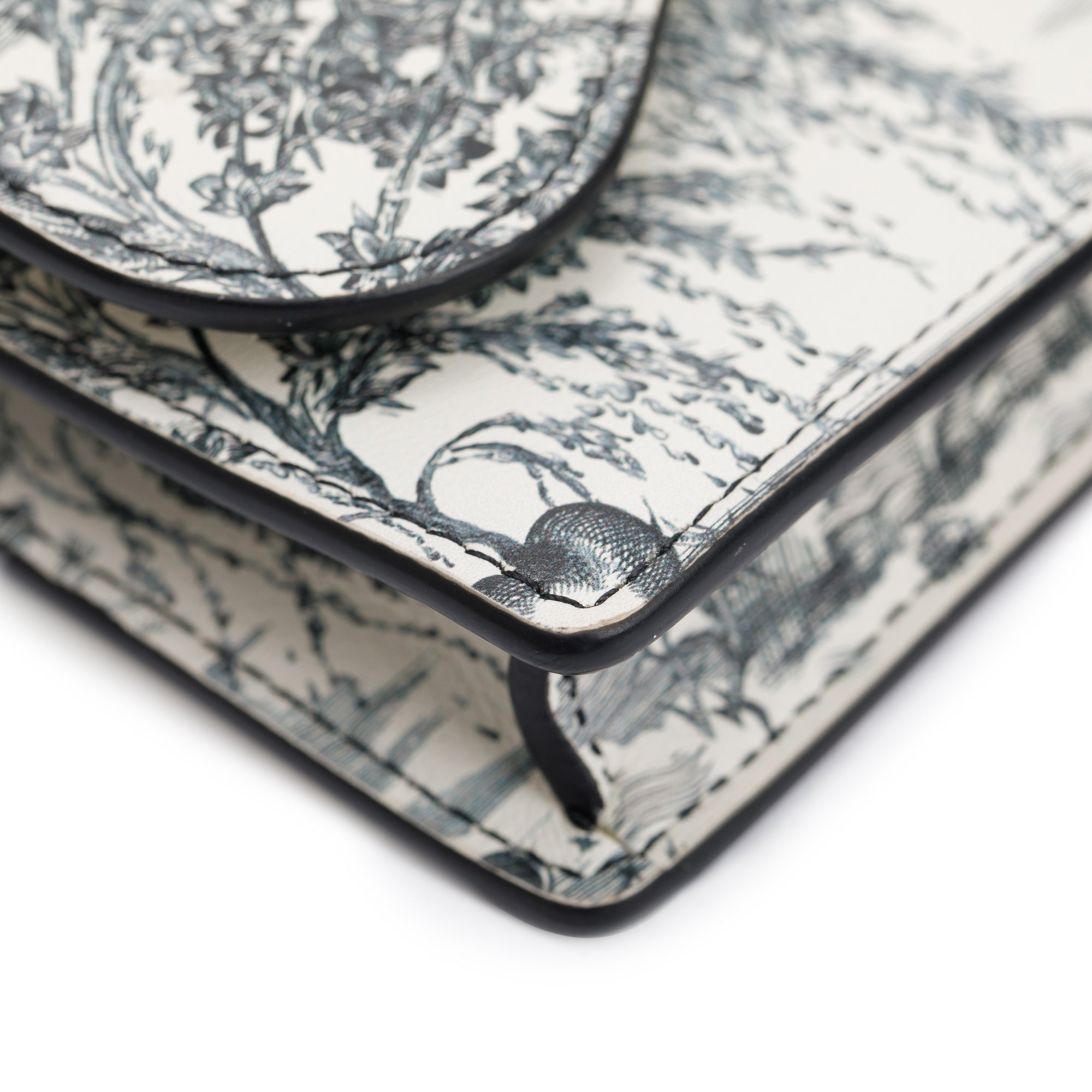 Christian Dior 2020 Jardin Naturel Print Saddle Belt Pouch