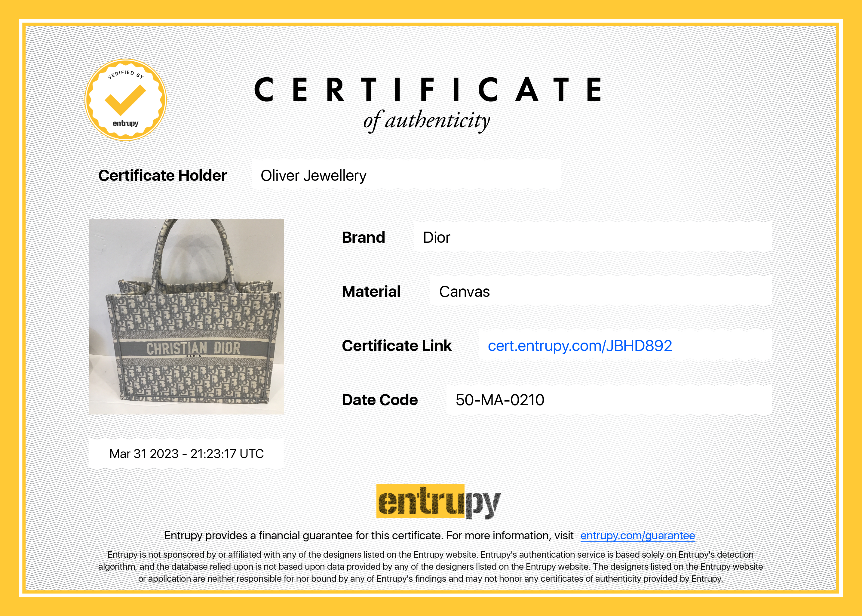 Christian Dior 2020 Medium Oblique Book Tote