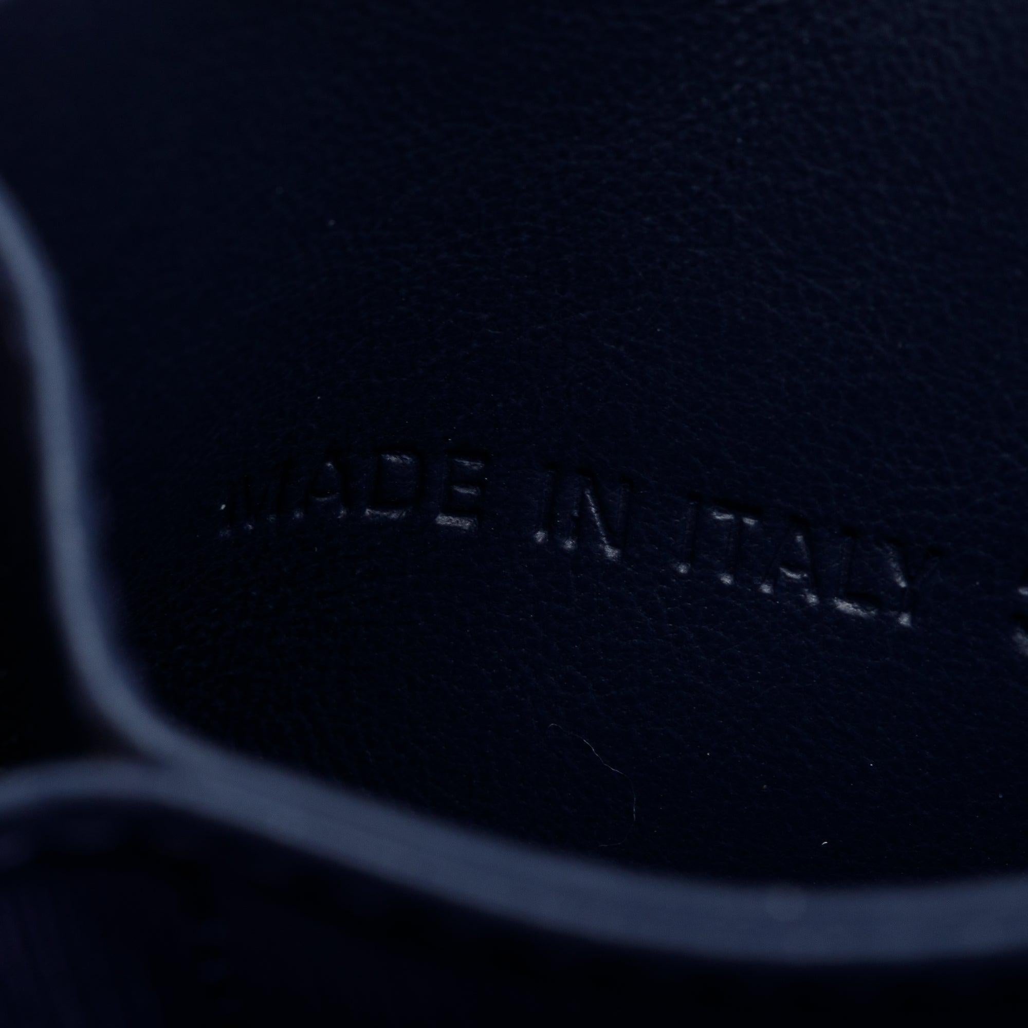 Christian Dior 2020 Navy Cannage Patent Leather Lady Dior Jasmin Card Holder