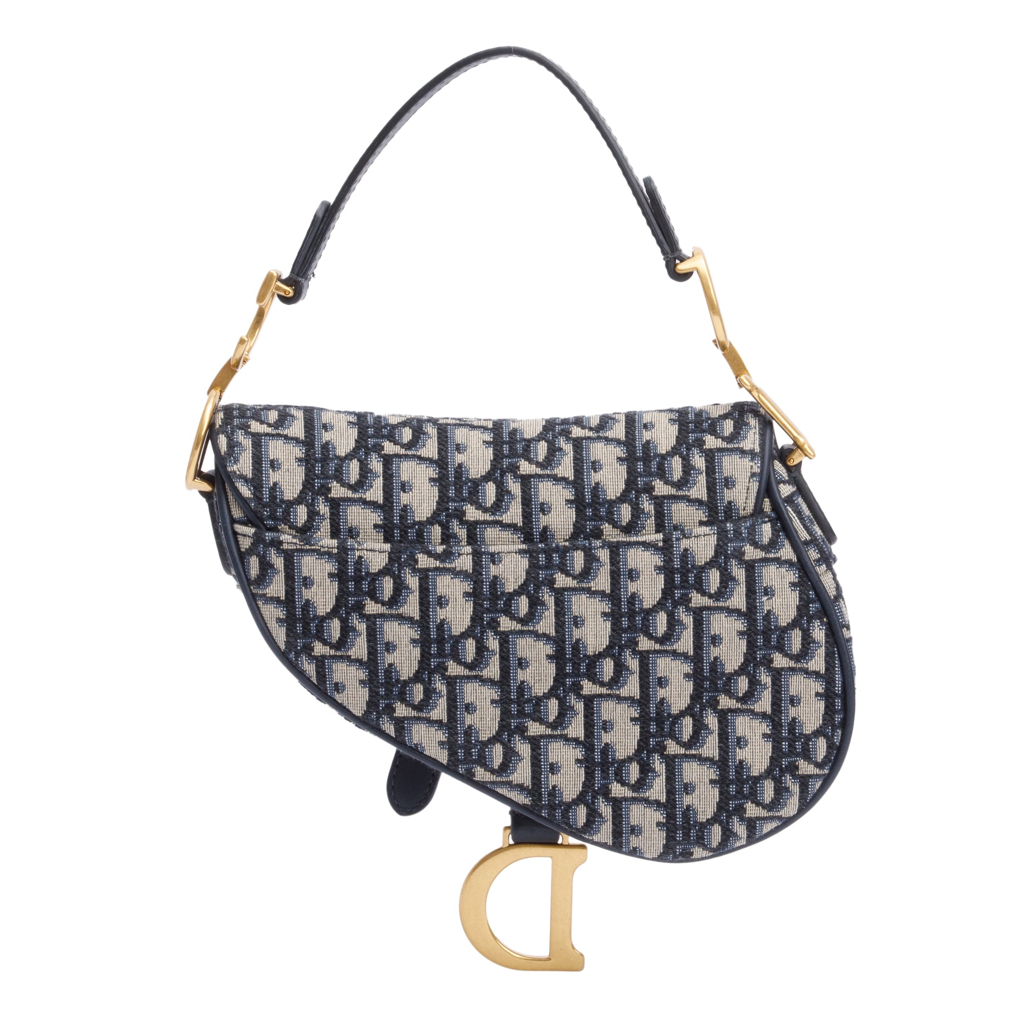 Christian Dior 2020 Oblique Mini Saddle Bag