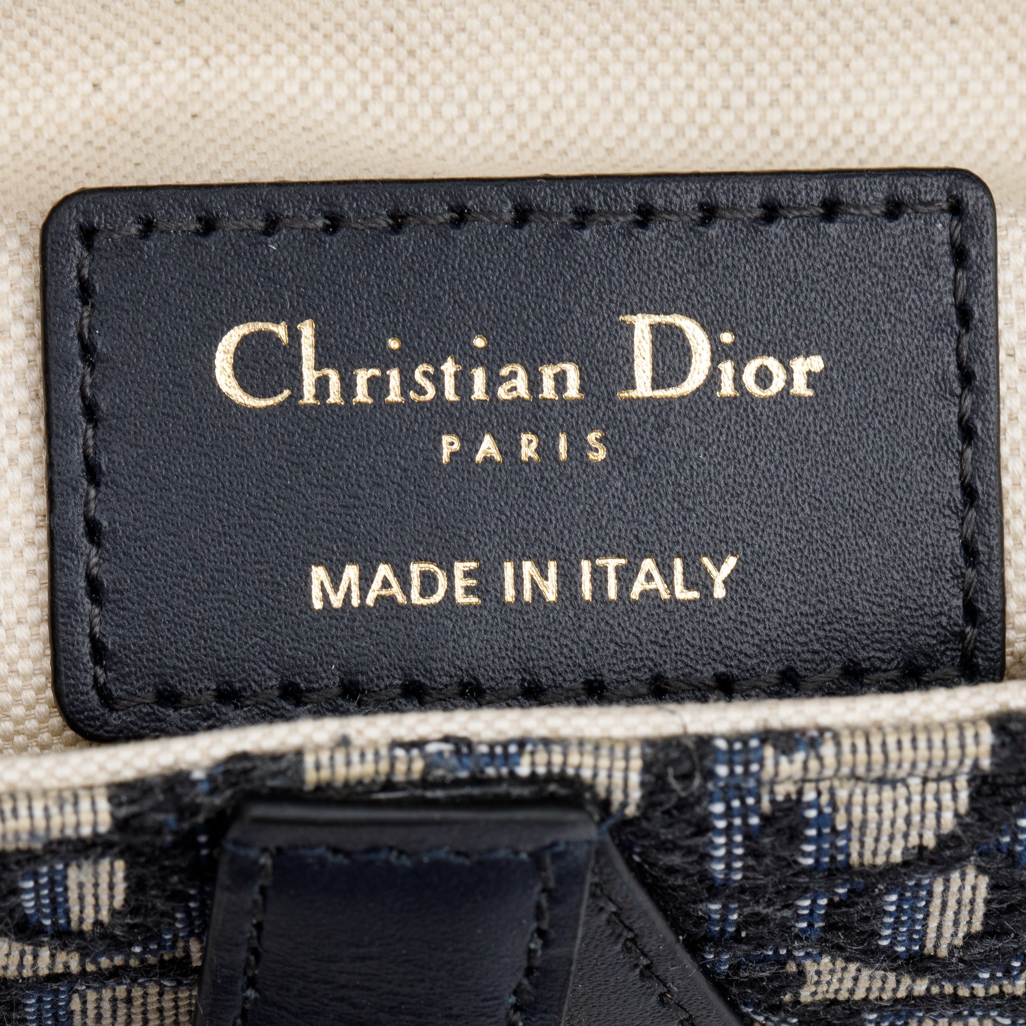 Christian Dior 2020 Oblique Mini Saddle Bag w/ Shoulder Strap w/ Box