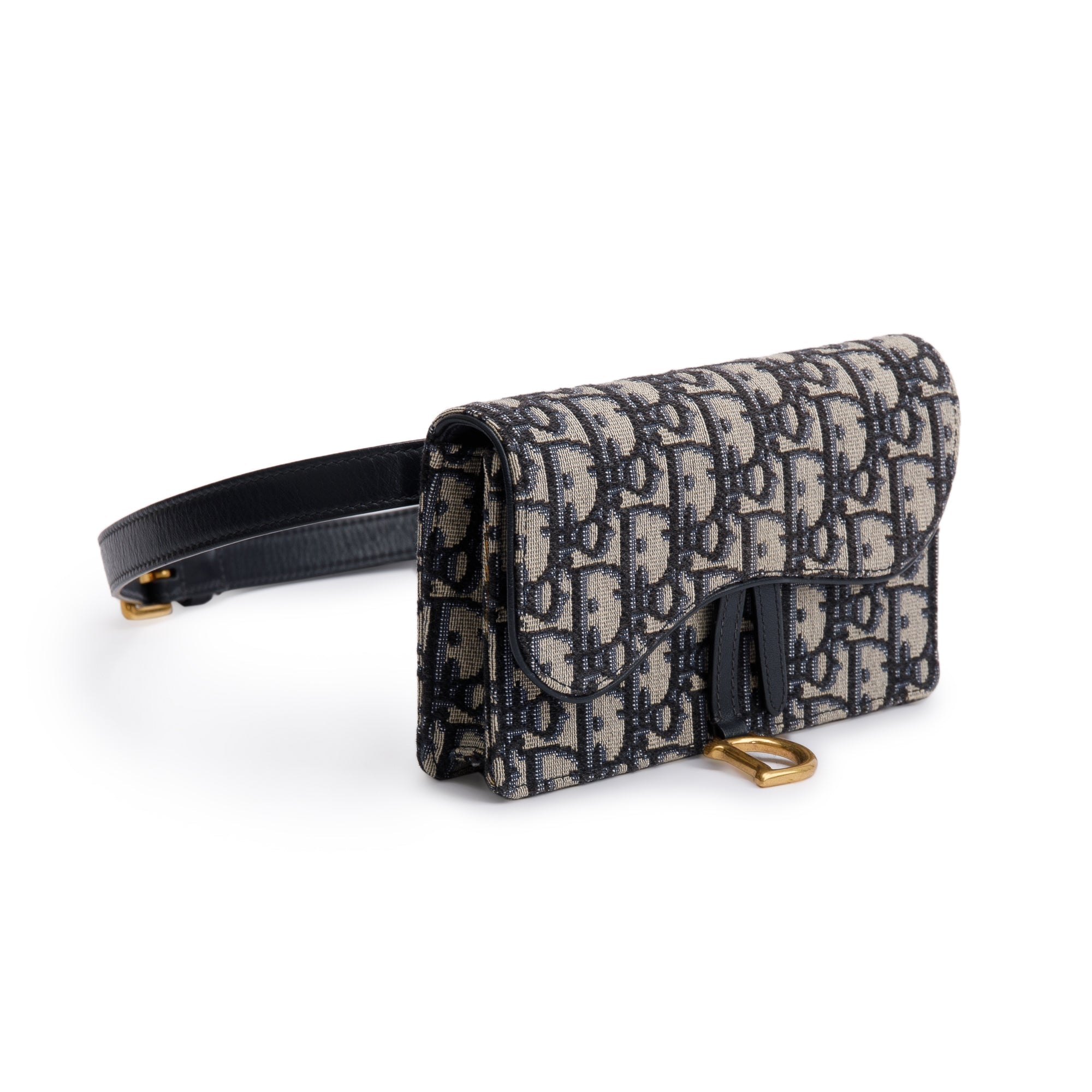 Christian Dior 2020 Oblique Saddle Belt Pouch