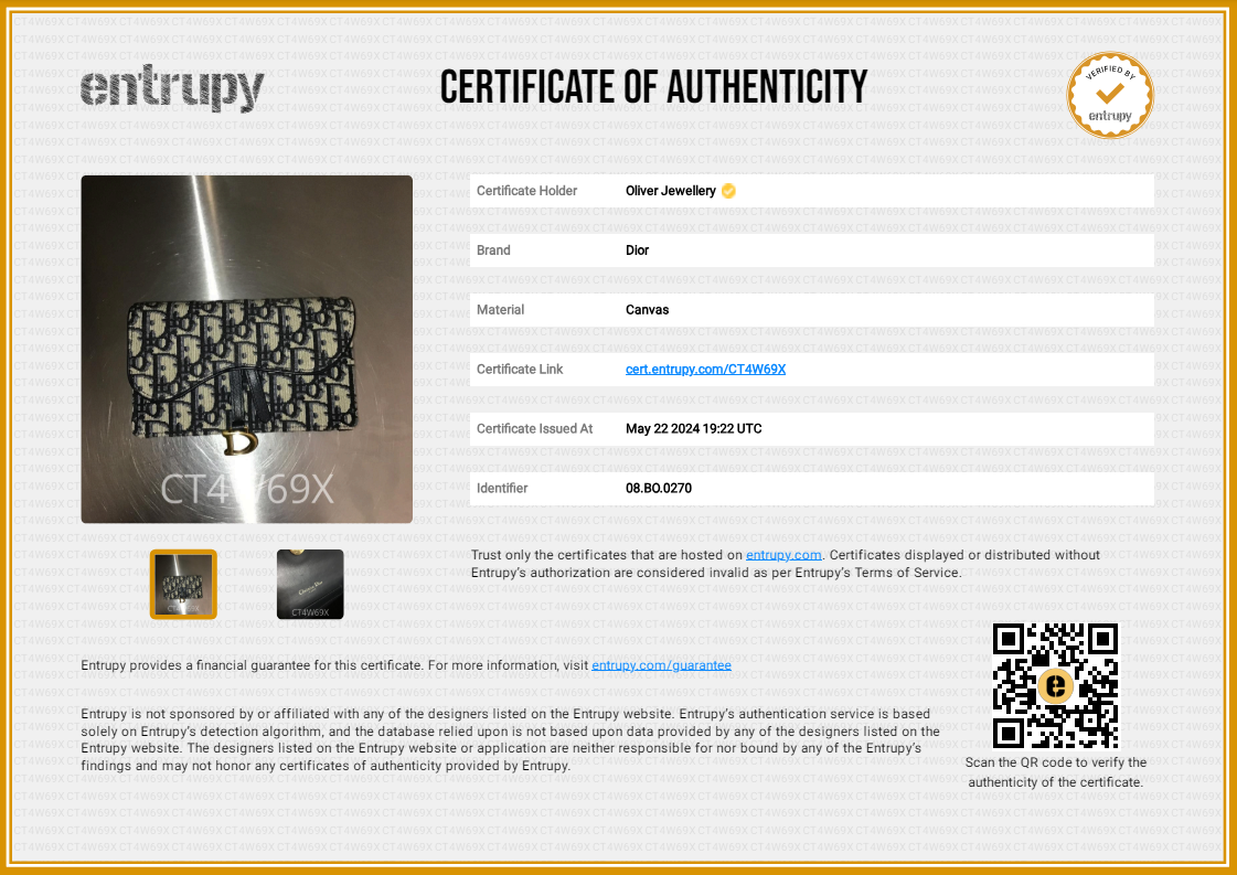 Christian Dior 2020 Oblique Saddle Belt Pouch