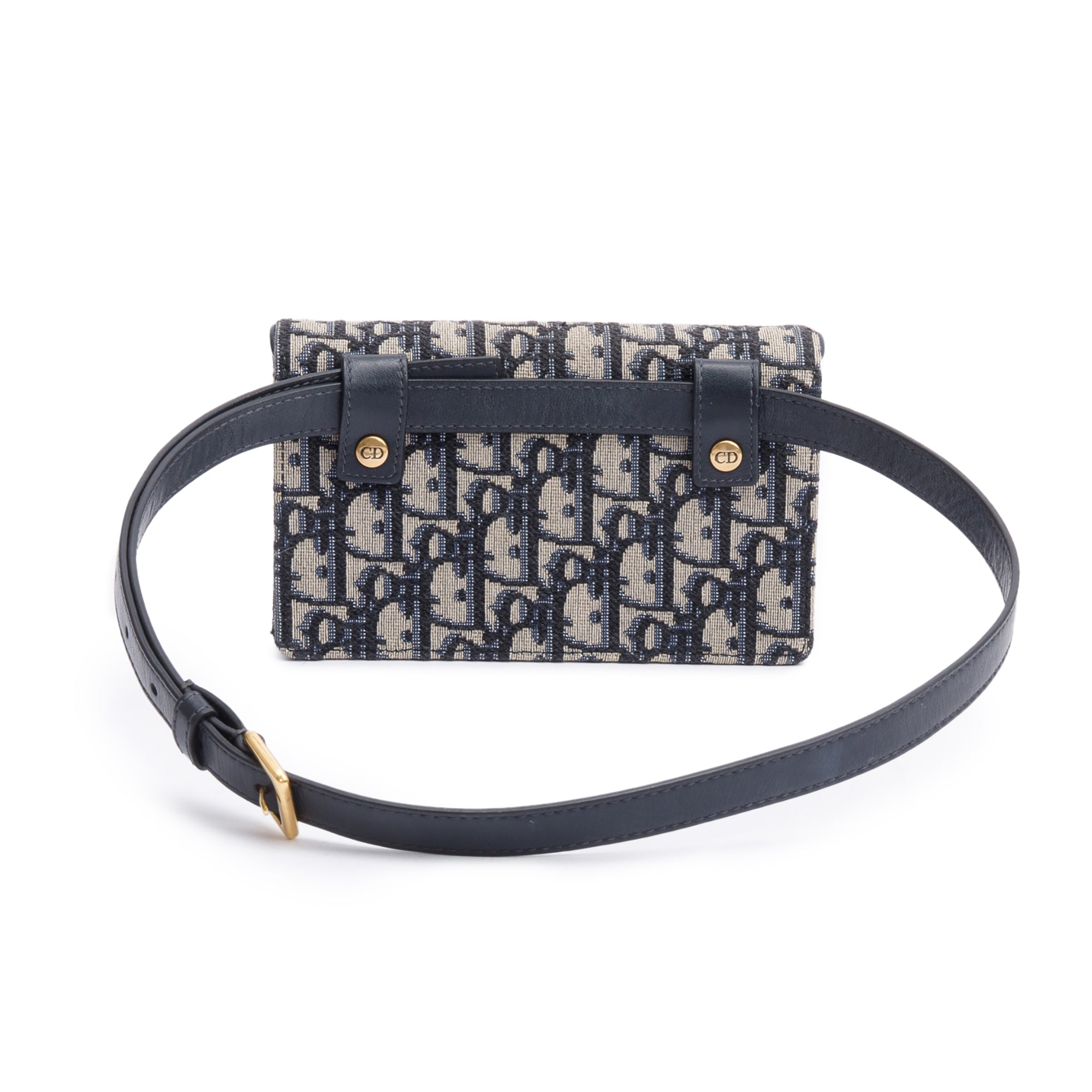 Christian Dior 2020 Oblique Saddle Belt Pouch w/ Box