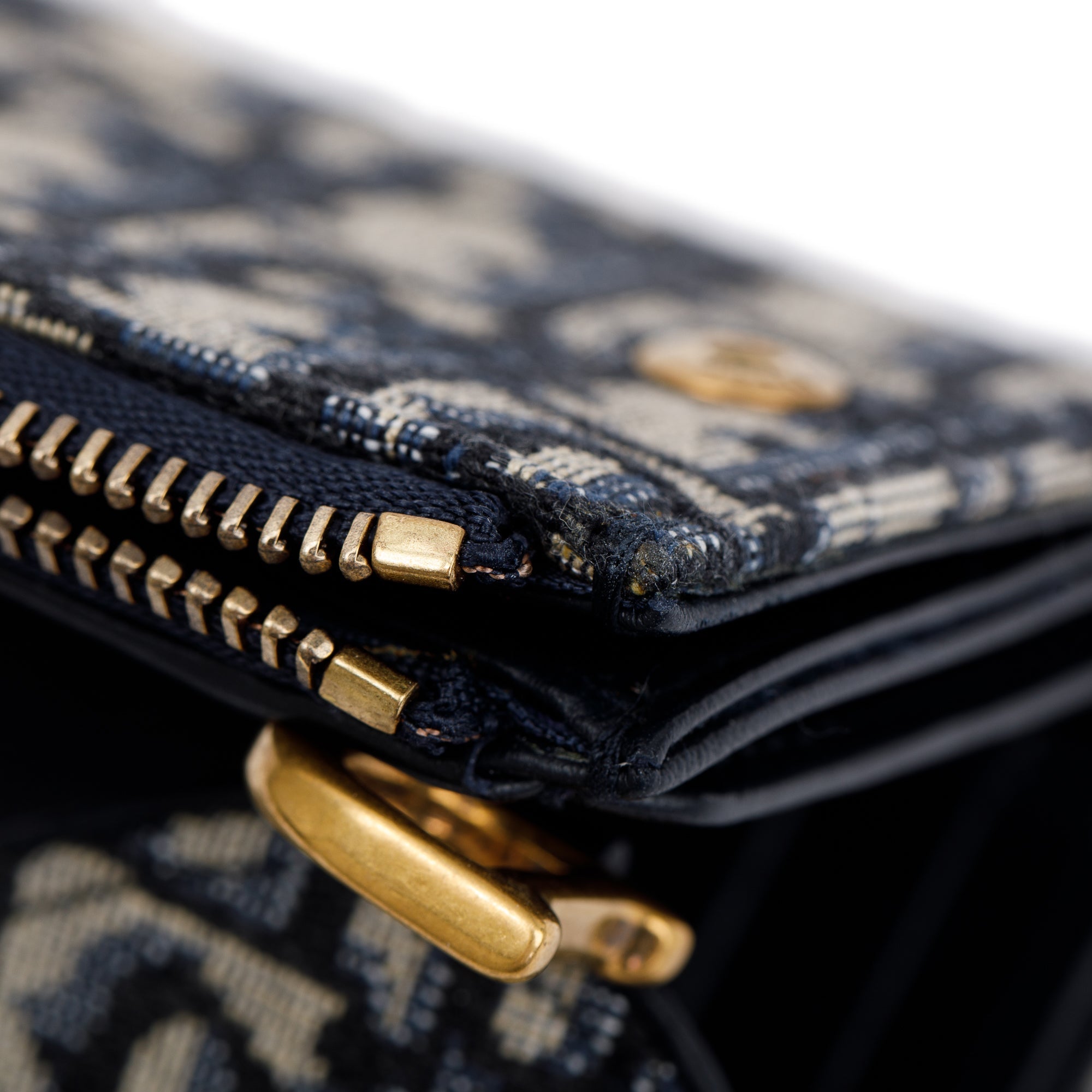 Christian Dior 2020 Oblique Saddle Compact Wallet w/ Box