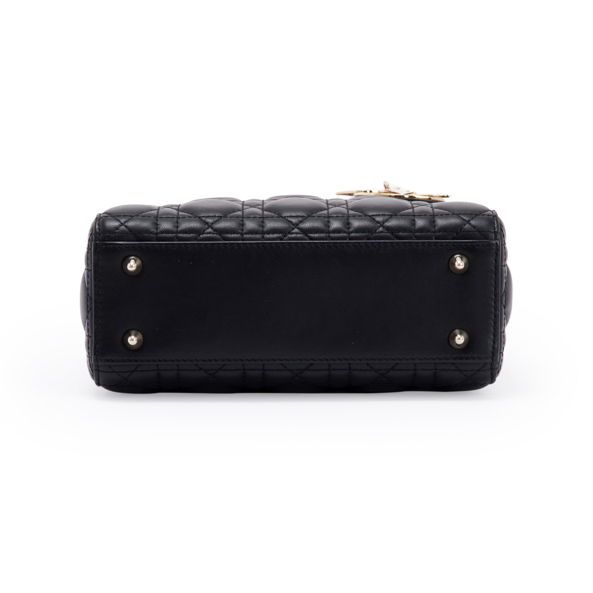 Christian Dior 2020 Small Black Lady Dior Bag w/ Box