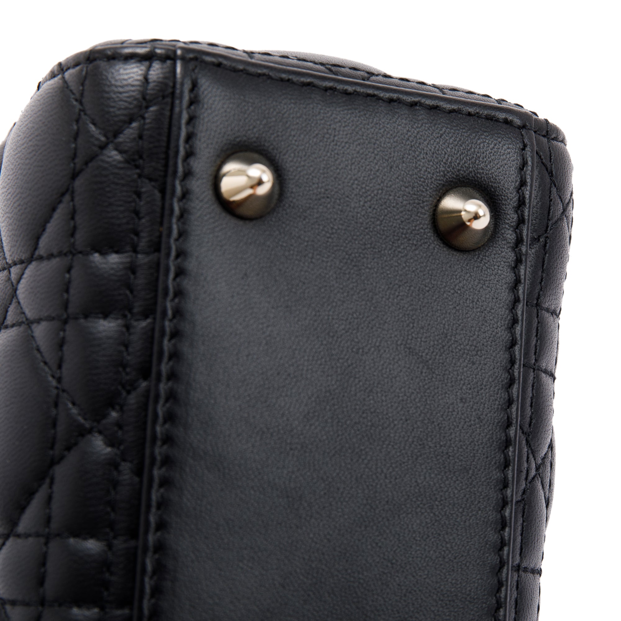 Christian Dior 2020 Small Black Lady Dior Bag w/ Box