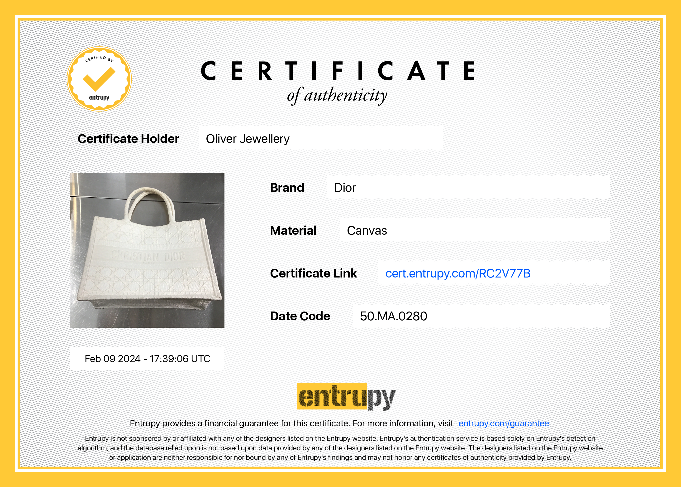 Christian Dior 2020 White Cannage Embroidery Medium Book Tote