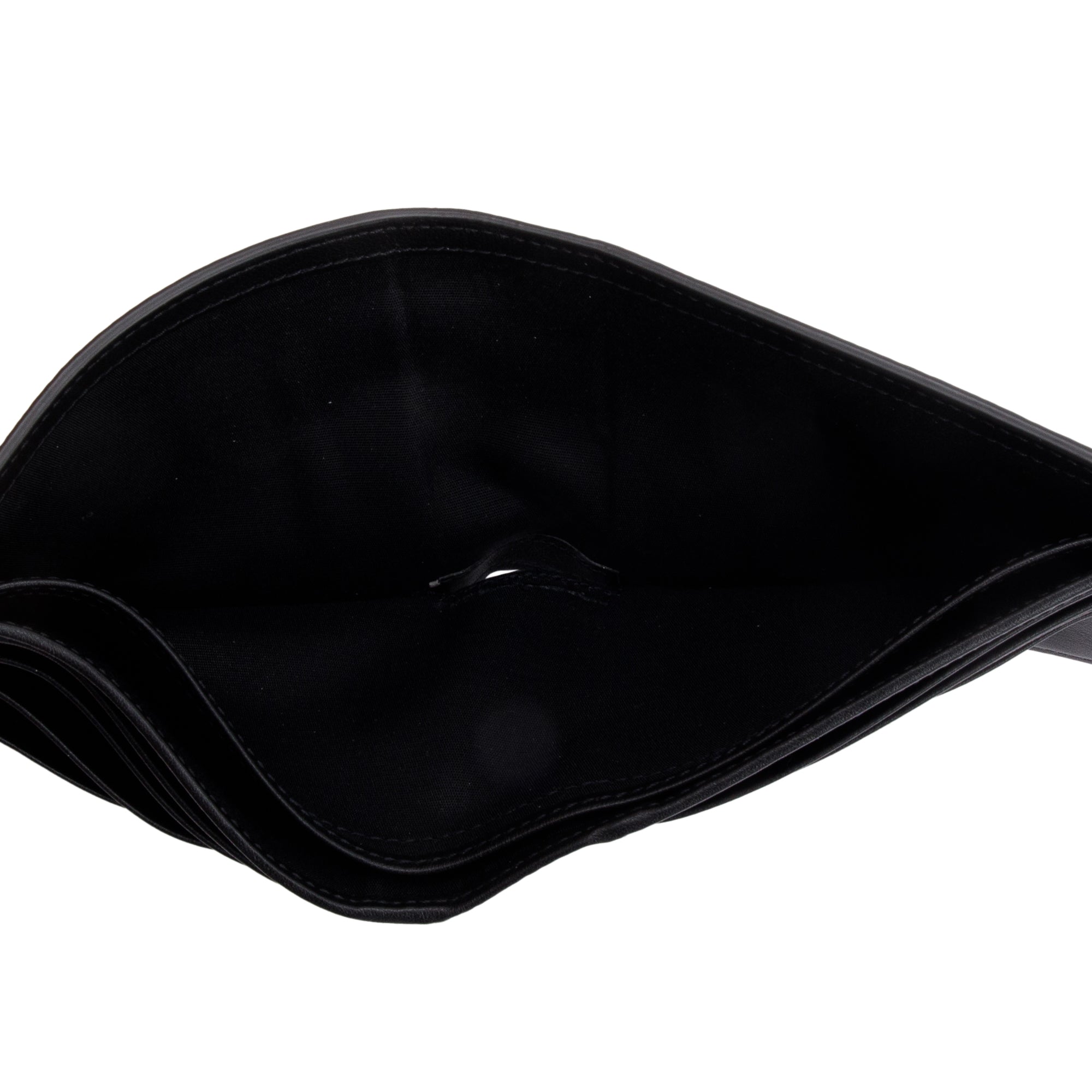 Christian Dior 2021 Black Grained Leather CD Icon Bifold Wallet w/ Box