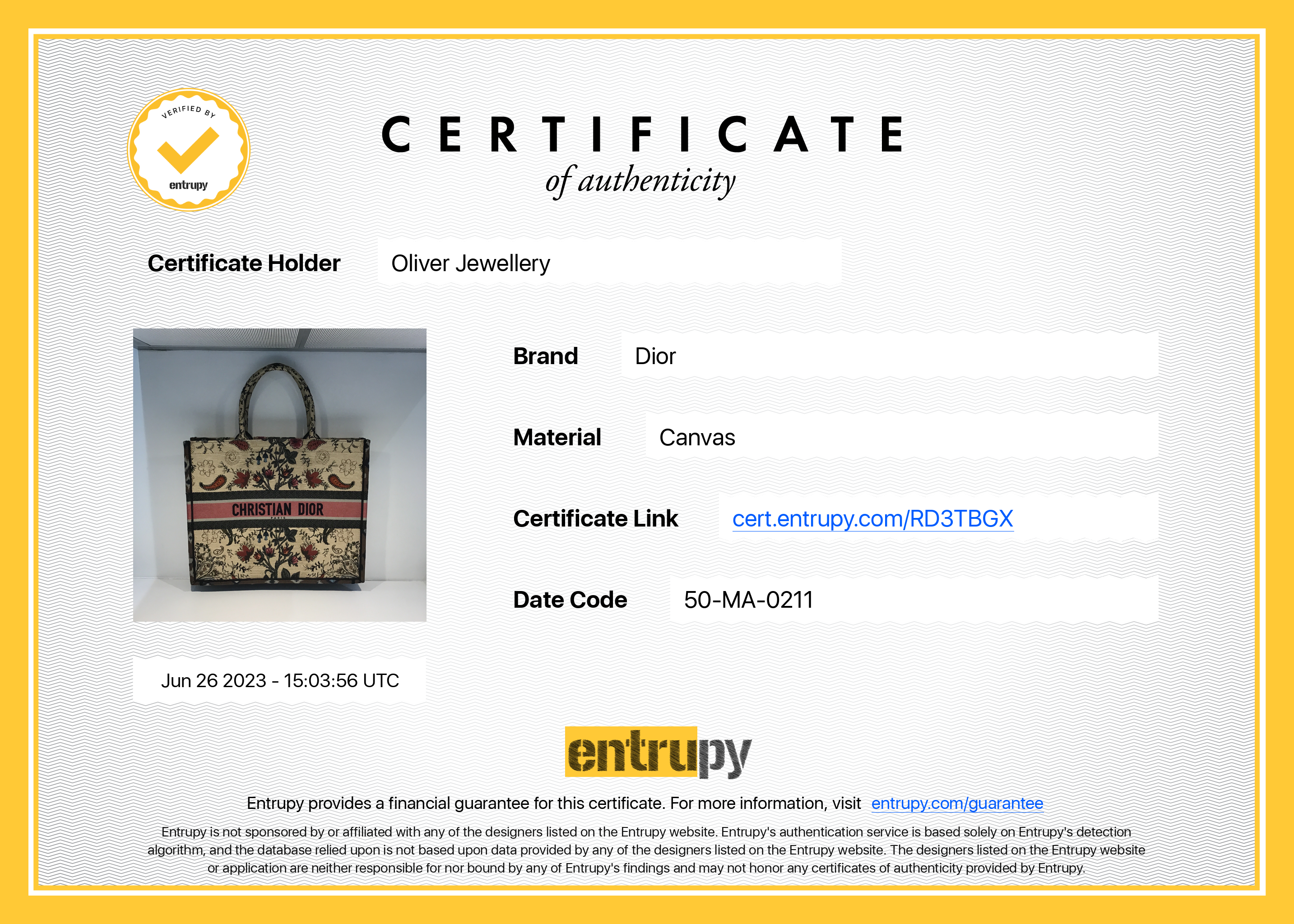 Christian Dior 2021 Large Broderie Dior Flowers Book Tote w/ Box