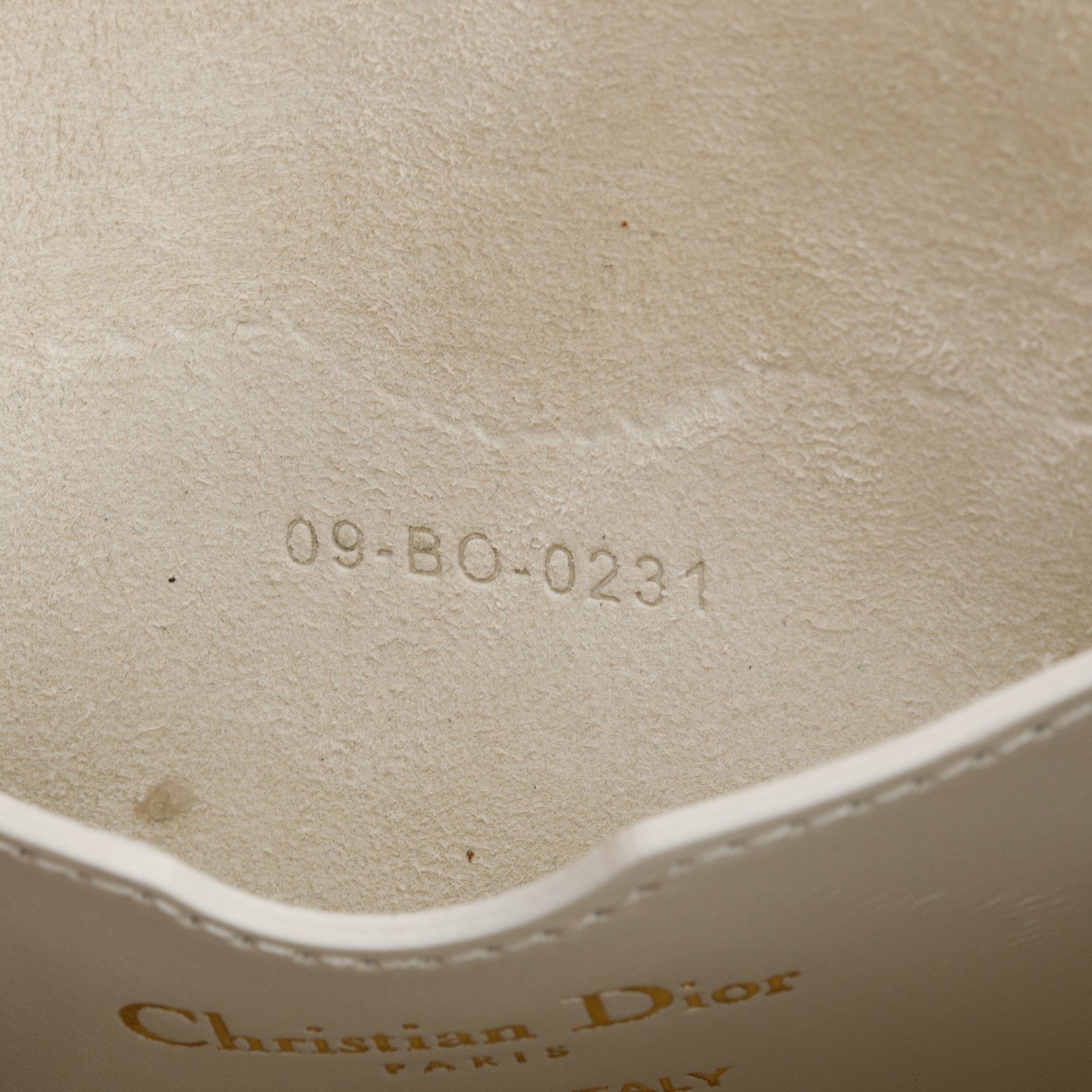 Christian Dior 2021 Latte Box Leather Medium Bobby Bag