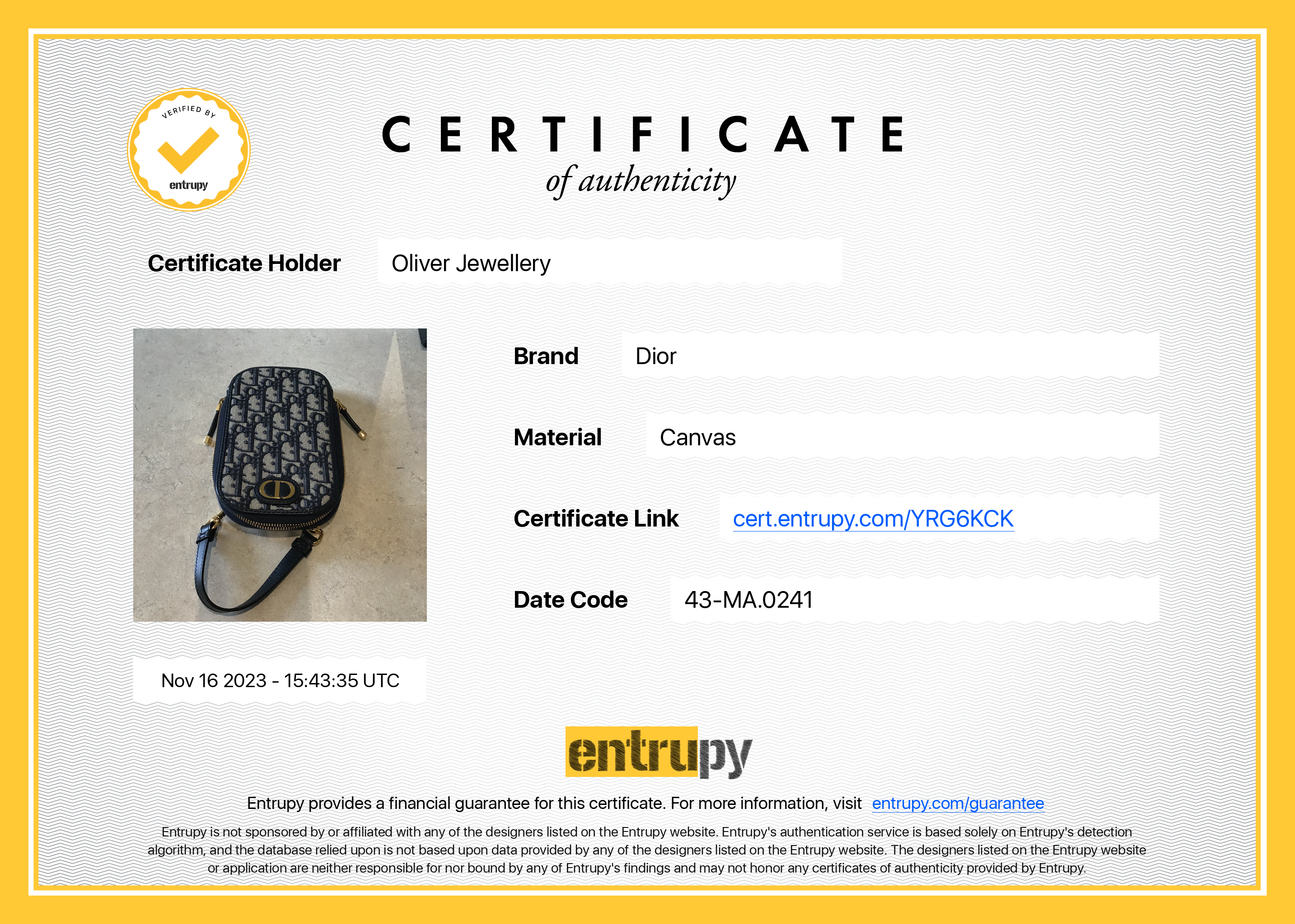 Christian Dior 2021 Oblique 30 Montaigne Phone Holder w/ Straps