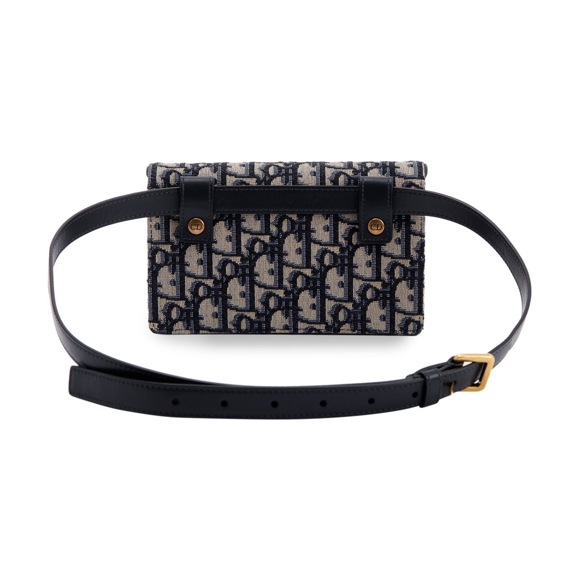 Christian Dior 2021 Oblique Saddle Belt Pouch w/ Box