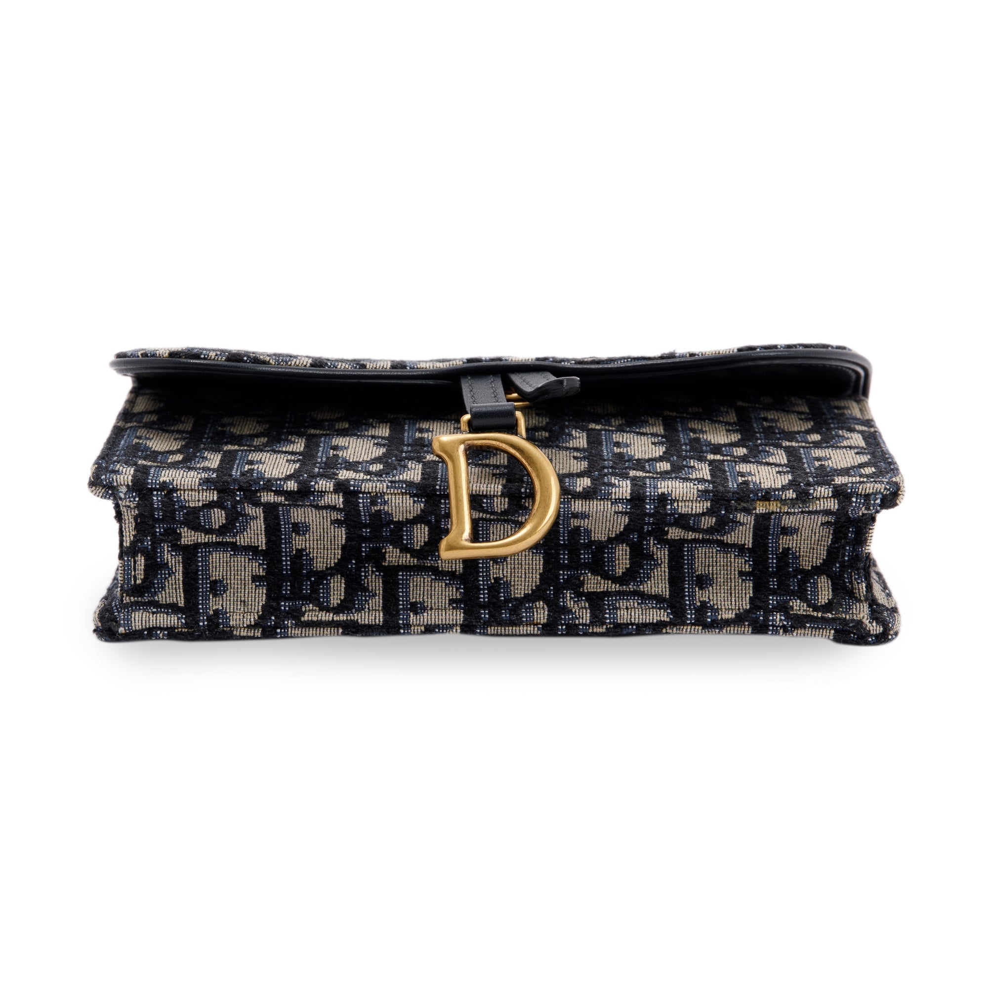 Christian Dior 2021 Oblique Saddle Belt Pouch w/ Box