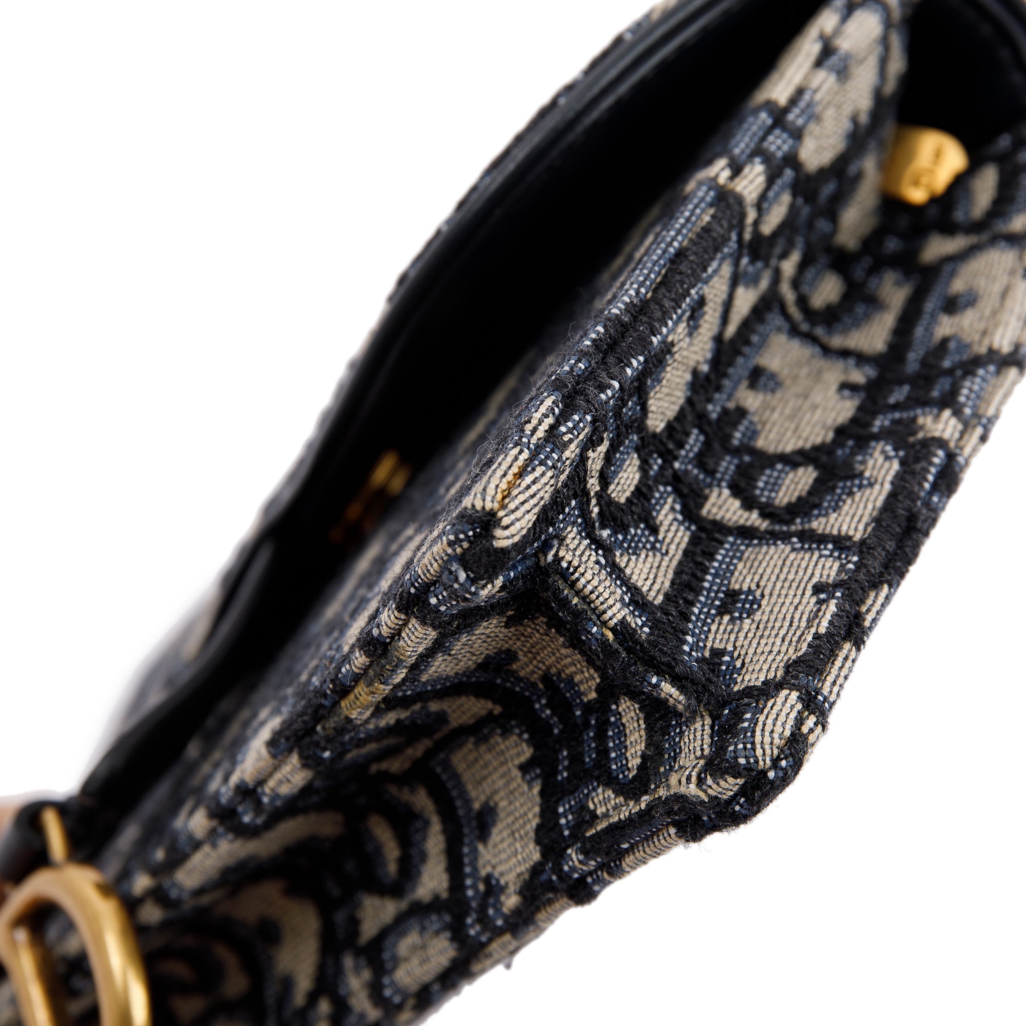 Christian Dior 2021 Oblique Saddle Belt Pouch w/ Box