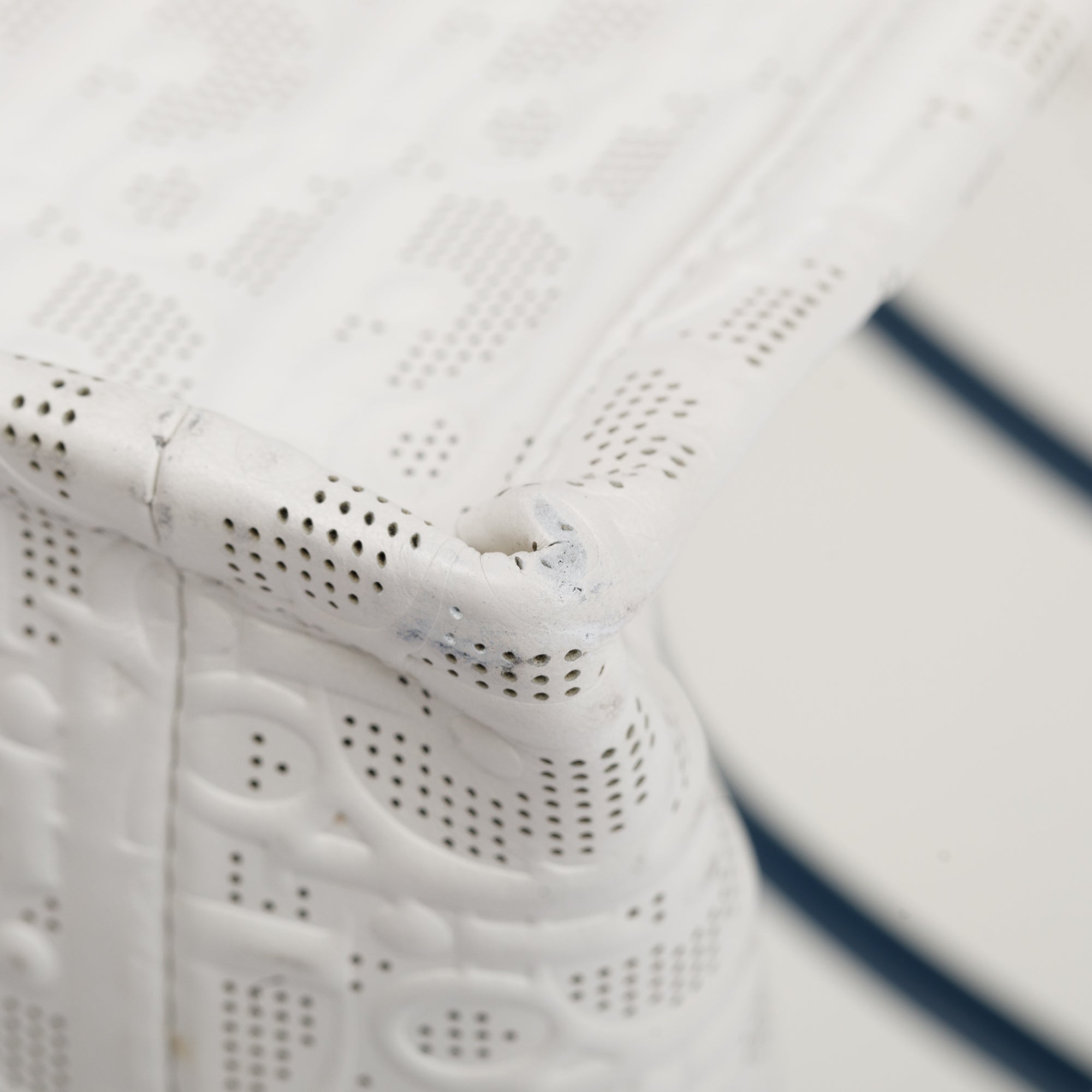 Christian Dior 2021 White Oblique Embossed Leather Medium Book Tote