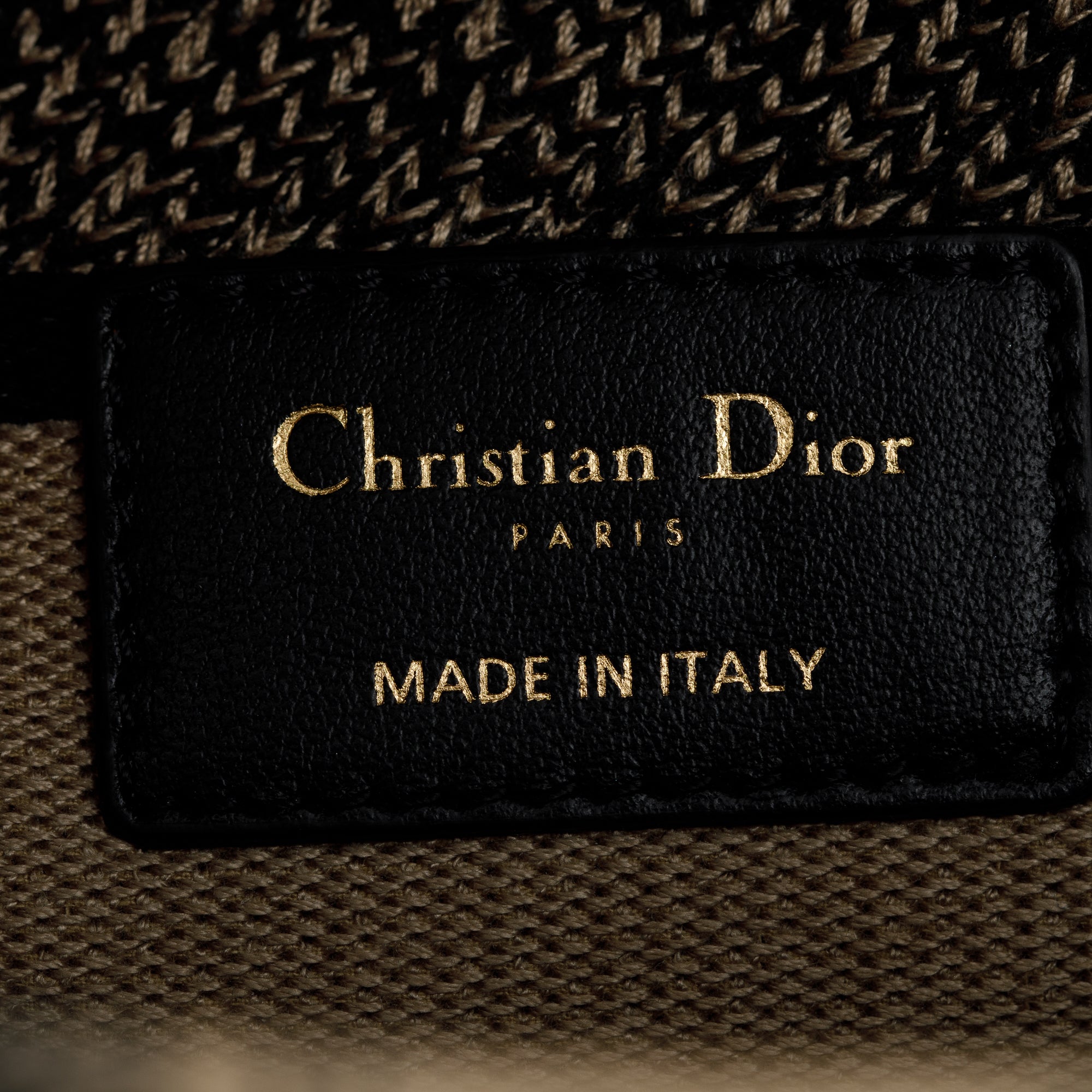 Christian Dior 2022 Beige & Black Toile De Jouy Soleil Embroidery Medium Lady D-Lite Bag w/ Strap & Box