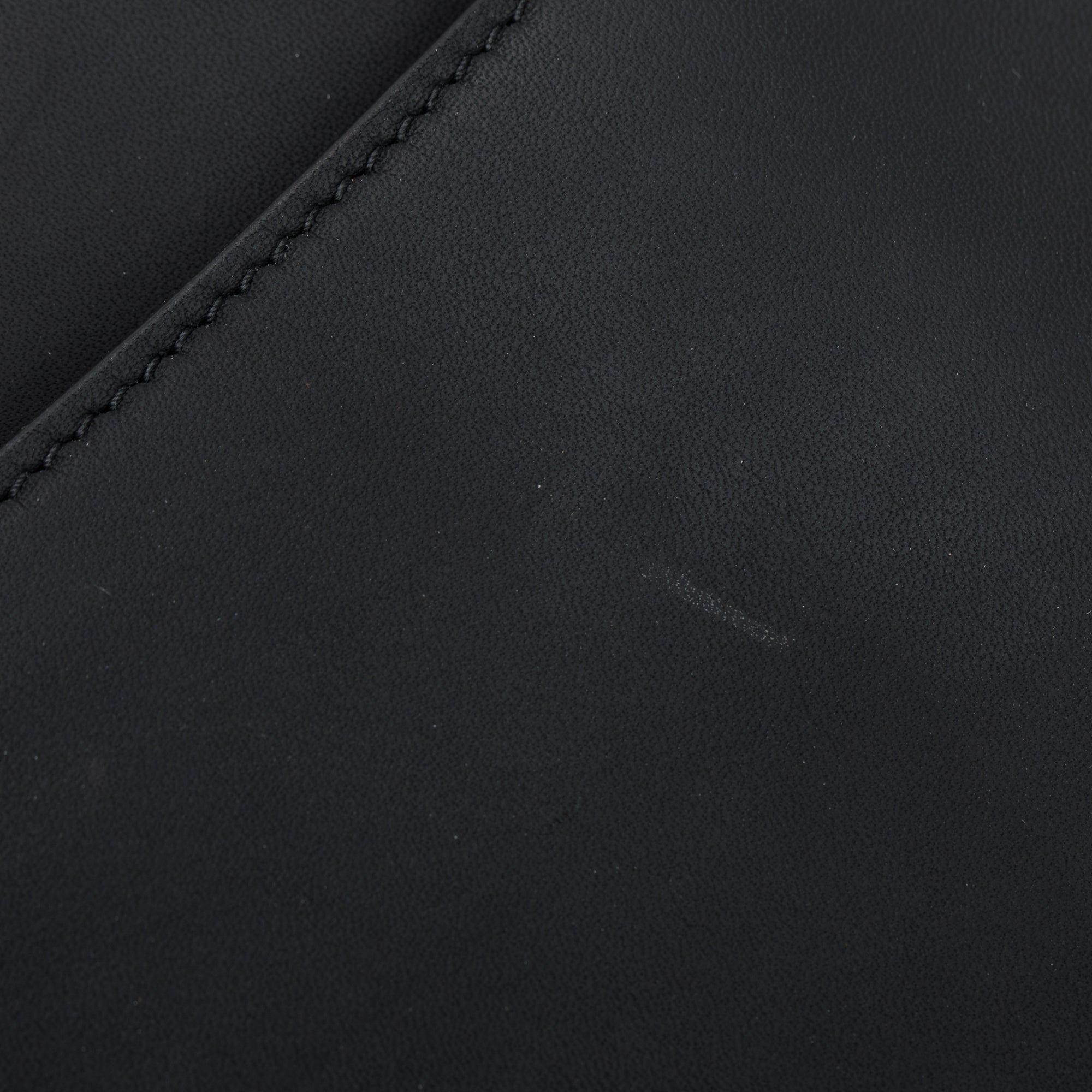 Christian Dior 2022 Black Ultramatte Calfskin Leather Medium Saddle Bag