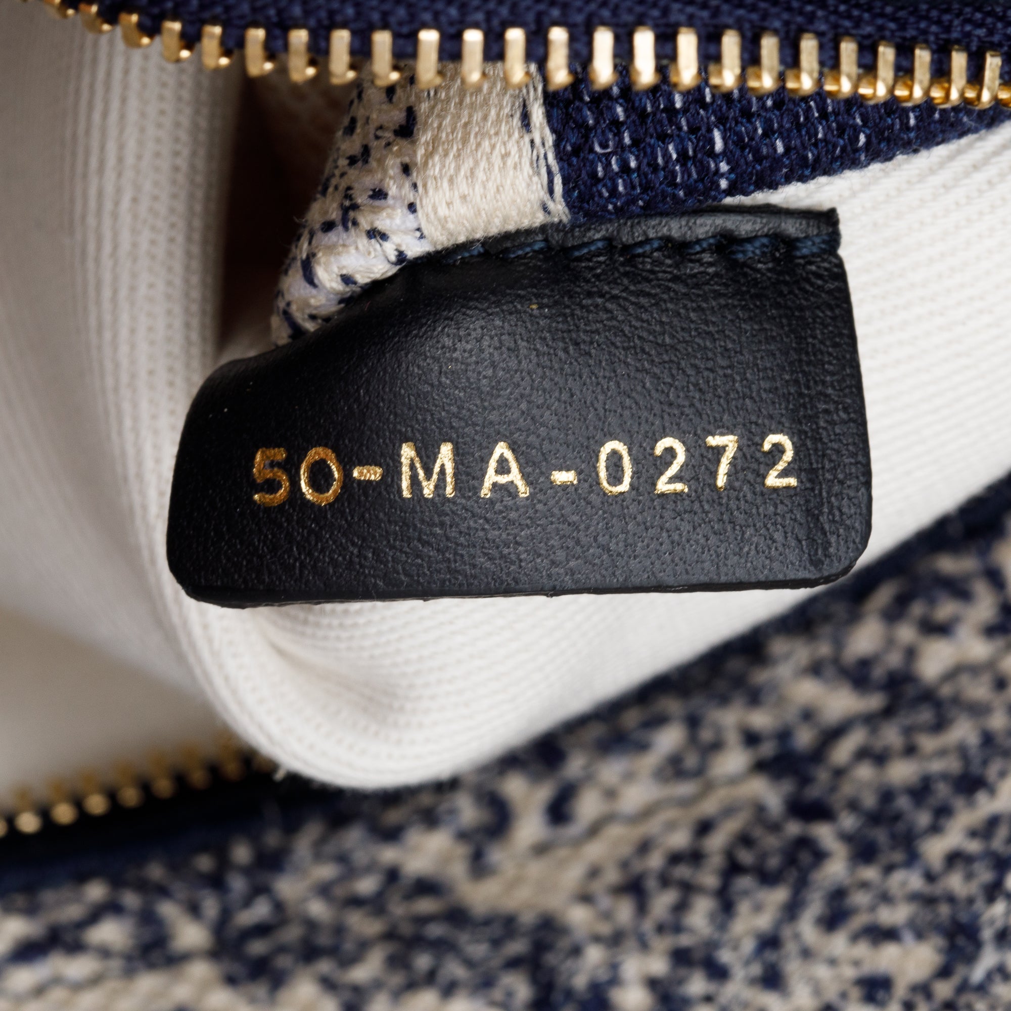 Christian Dior 2022 Blue Toile De Jouy Reverse Embroidery Medium Lady D-Lite Bag w/ Strap