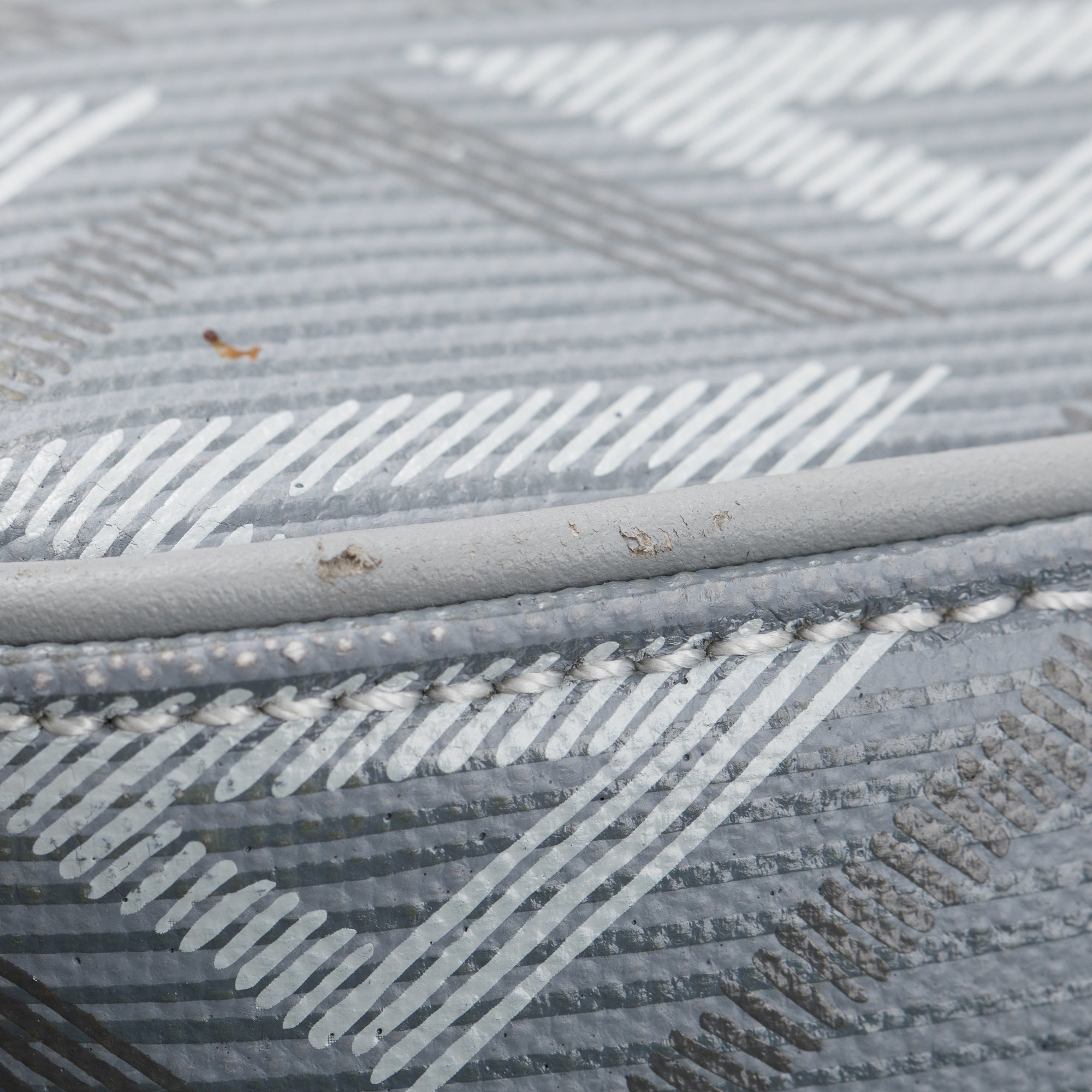 Christian Dior 2022 Gray CD Diamond Lingot 50 Duffle Bag w/ Strap