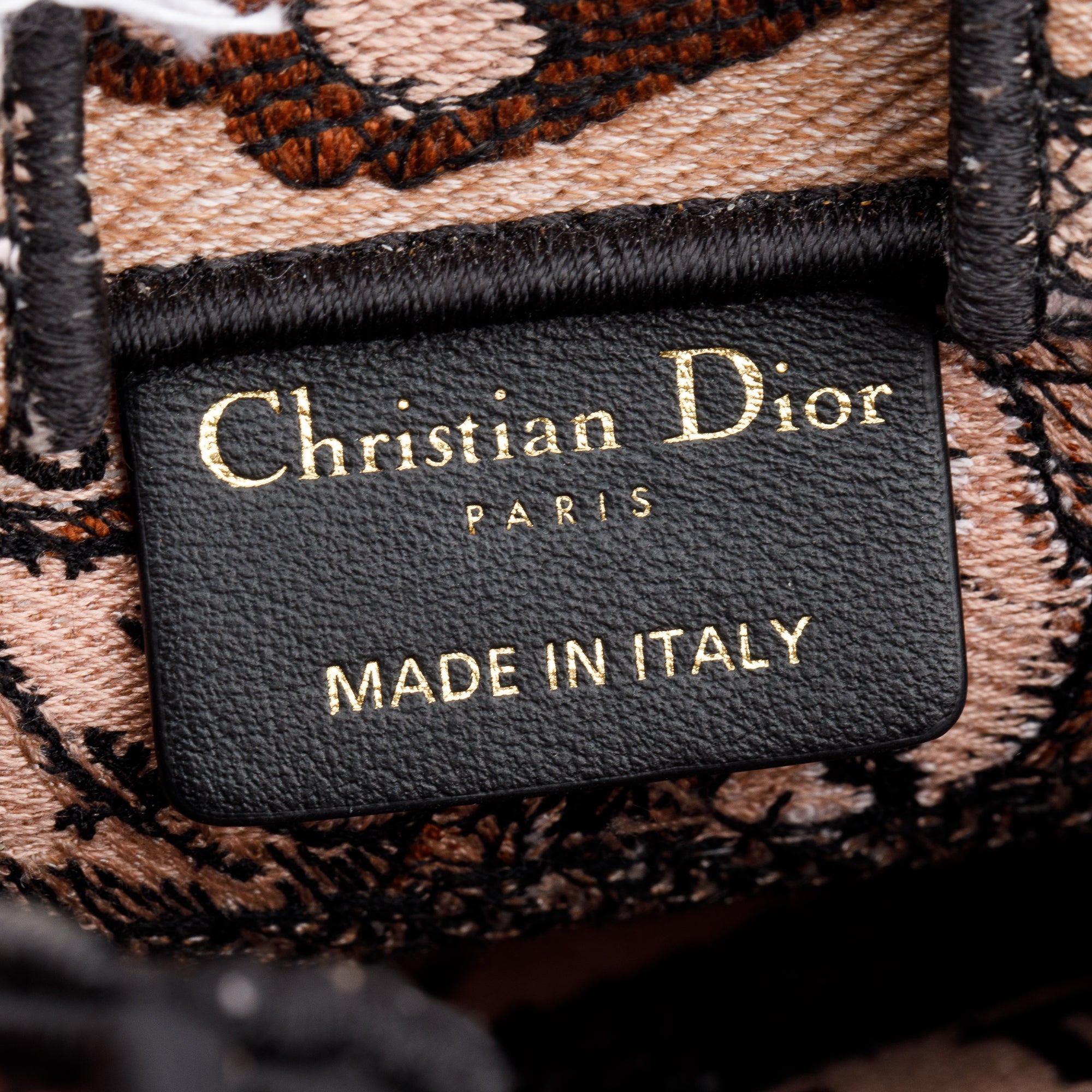 Christian Dior 2022 Pink Jardin Magique Embroidered Mini Vertical Book Tote w/ Strap, Box & Authenticity Card