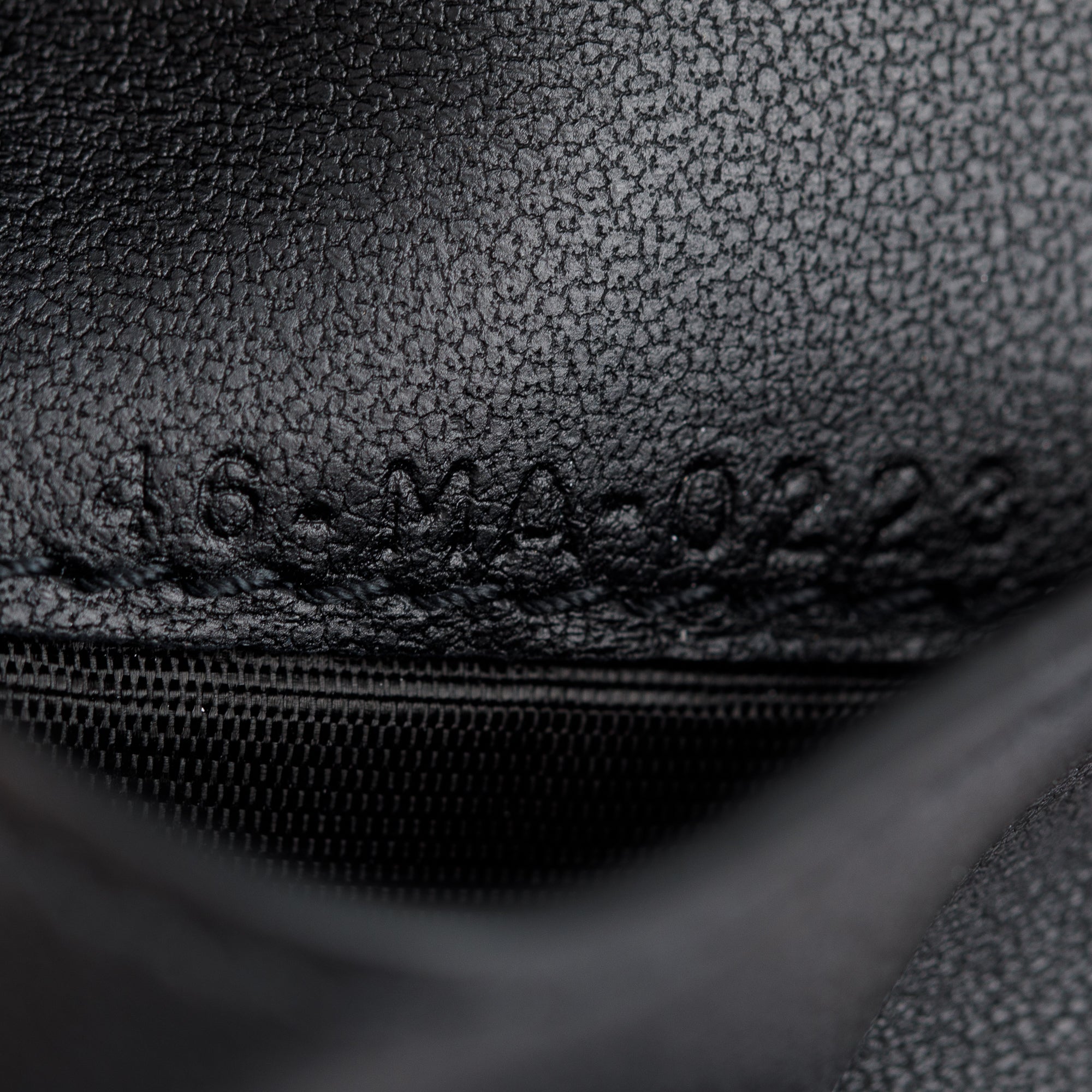 Christian Dior 2023 Black Leather Saddle Lotus Wallet w/ Box