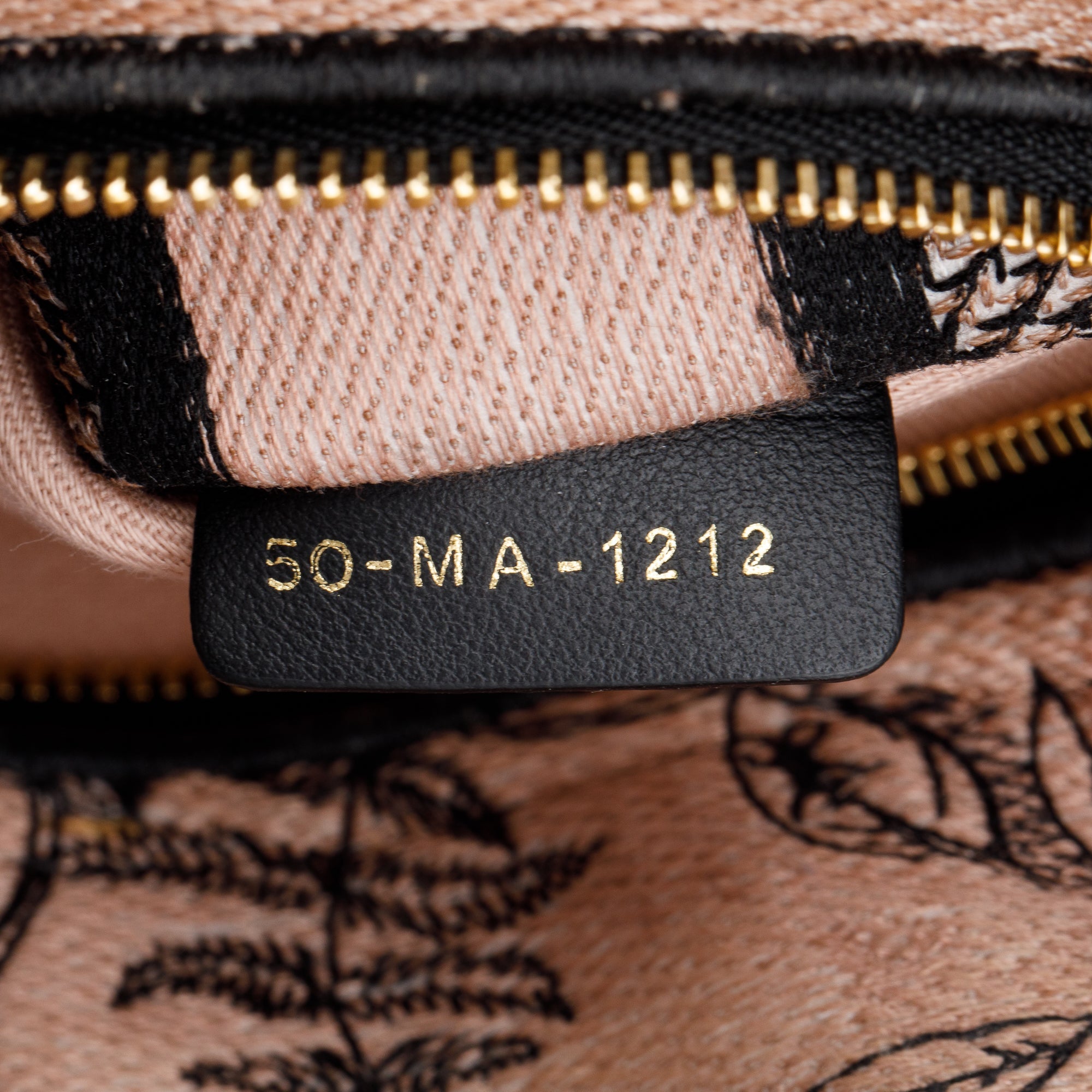 Christian Dior 2023 Jardin Magique Embroidery Medium Lady D-Lite Bag w/ Box, Receipt & Strap