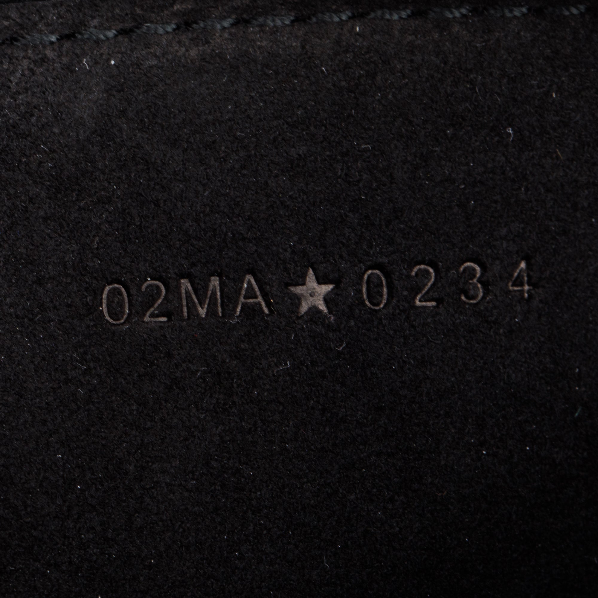 Christian Dior 2024 Black Leather So Black Medium Lady Dior Bag w/ Strap & Pouch